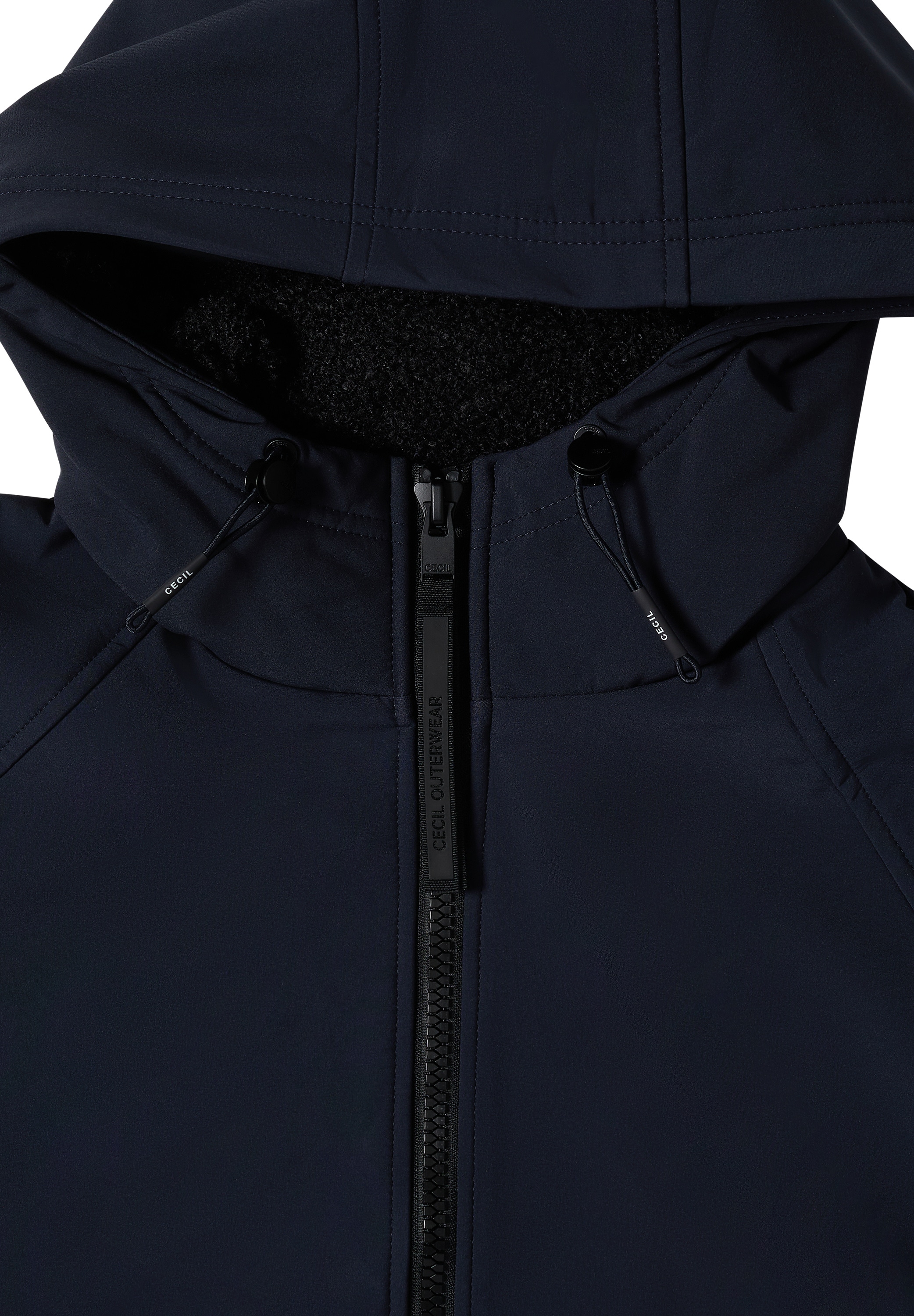 Cecil Softshellmantel mit Kapuze, wasserabweisend, Softshell
