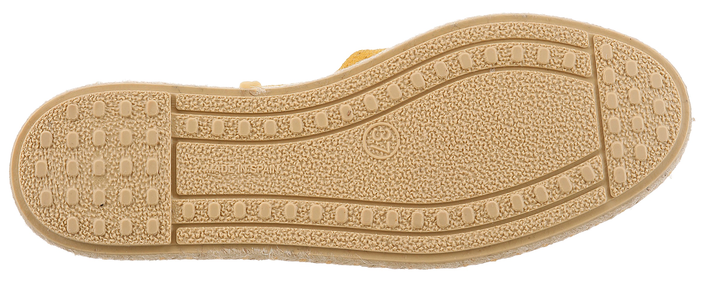 Verbenas Carmen Serraje Espadrille Yellow Size 38 2