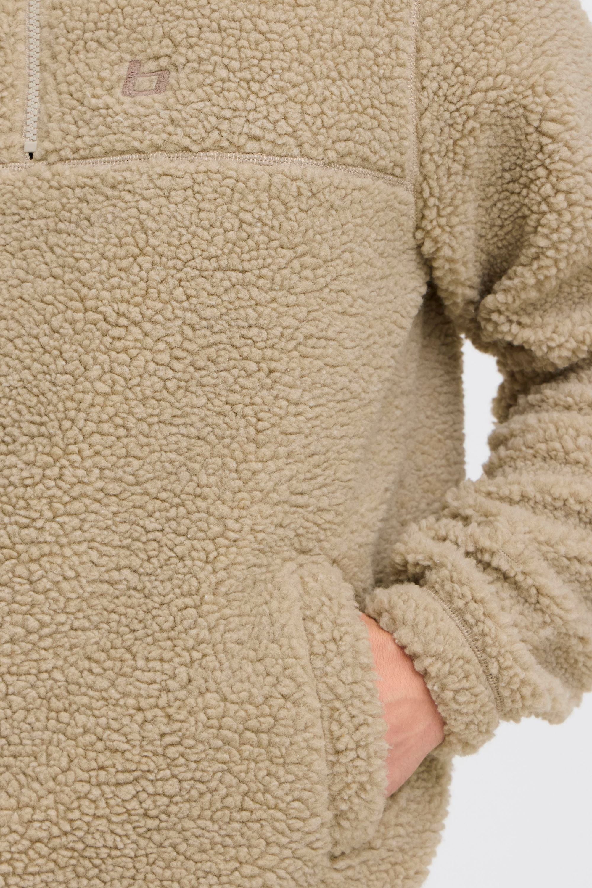 Blend Fleecepullover »BHMTOTTEN«, Lässiger Troyer in Teddy-Optik
