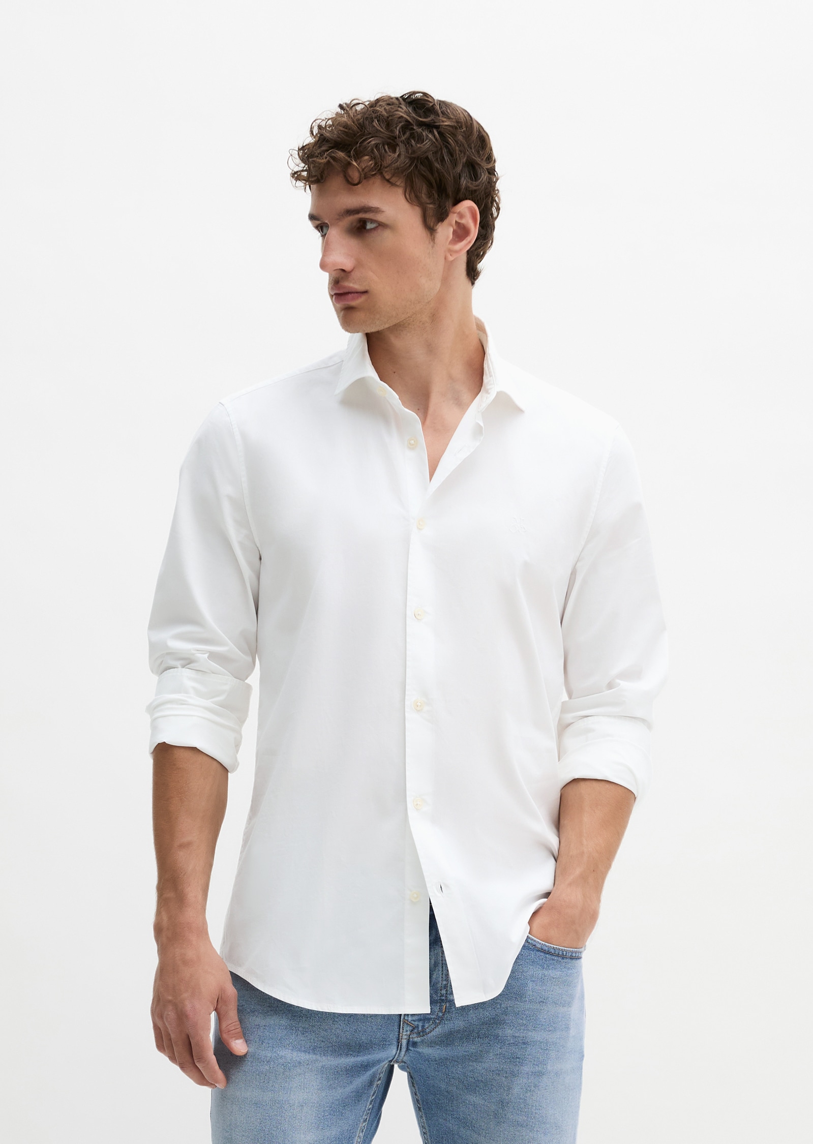 Marc OPolo shaped aus Stretch-Popeline