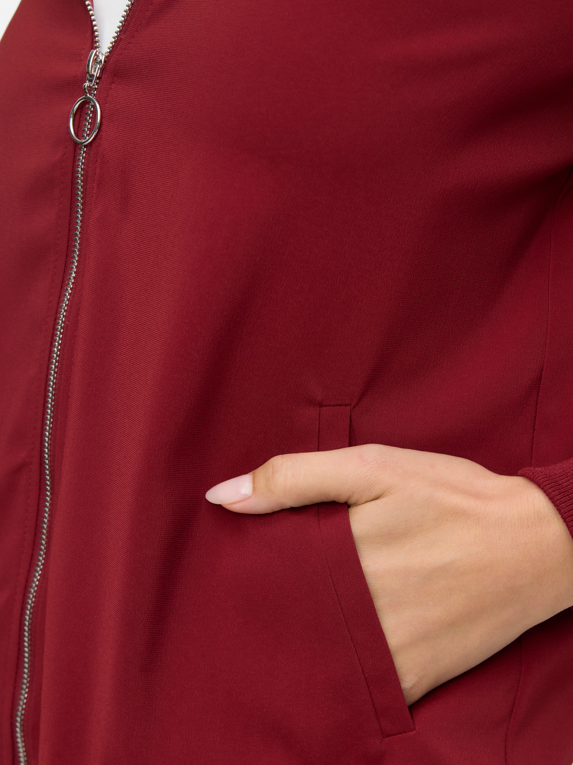 Thumbnail - Vero Moda Bomberjacke "VMCOCO L/S BOMBER NOOS" in modisch kurzer Form, mit Stretch