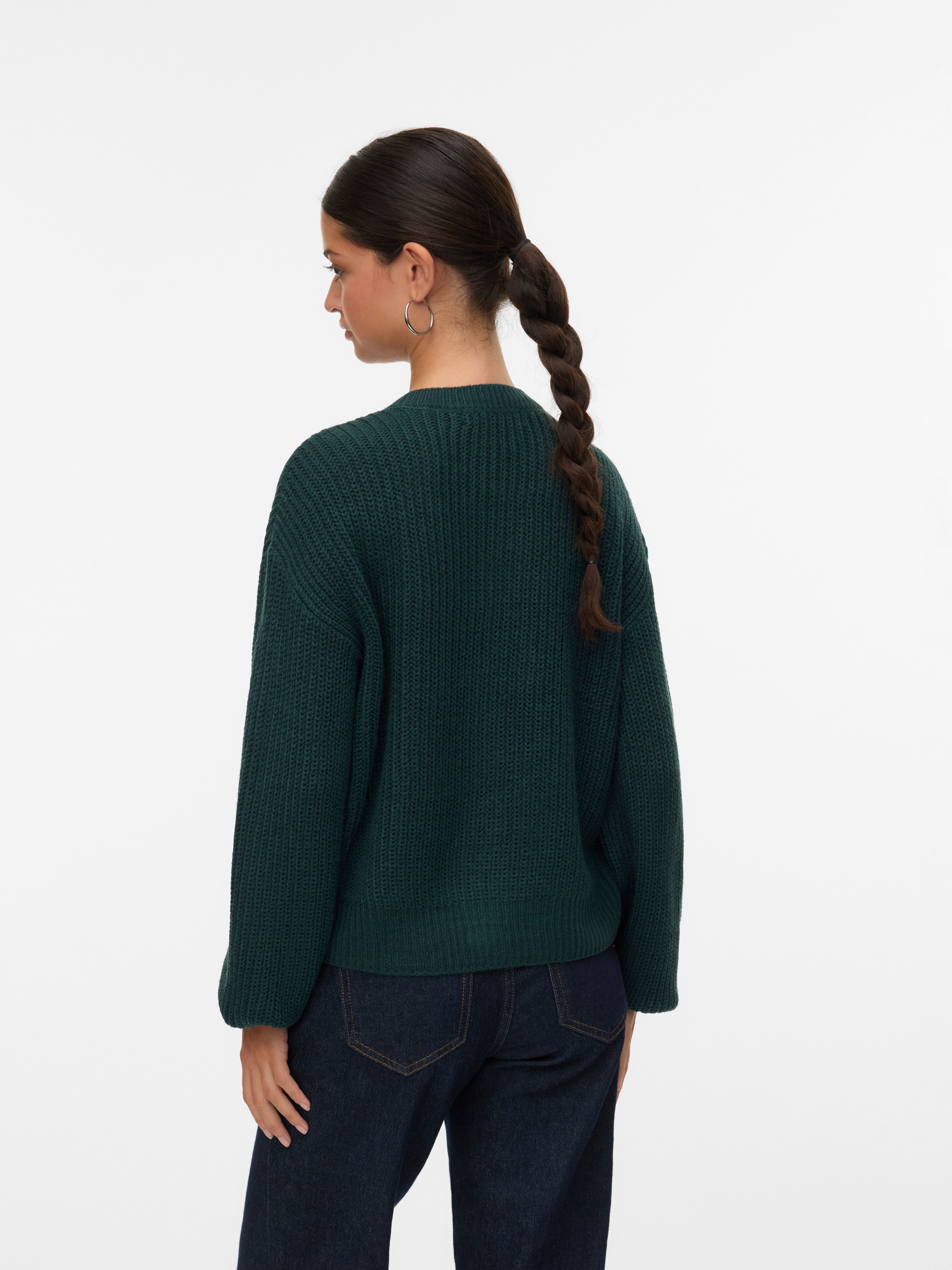 Vero Moda Strickjacke "VMLEA LS O-NECK CARDIGAN NOOS" günstig online kaufen