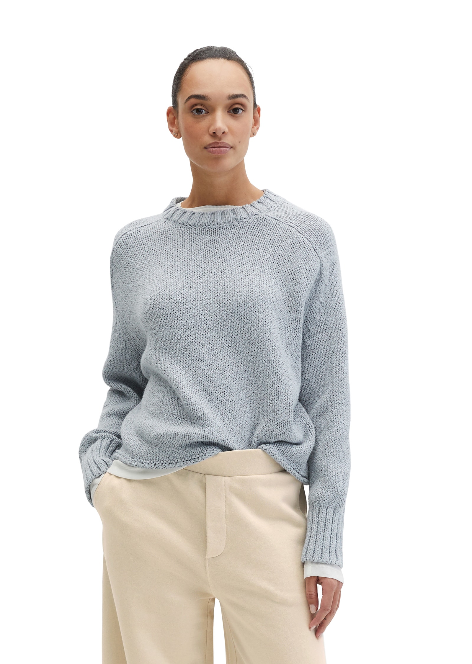 Marc O'Polo Strickpullover »aus hochwertigem Baumwoll-Mix«