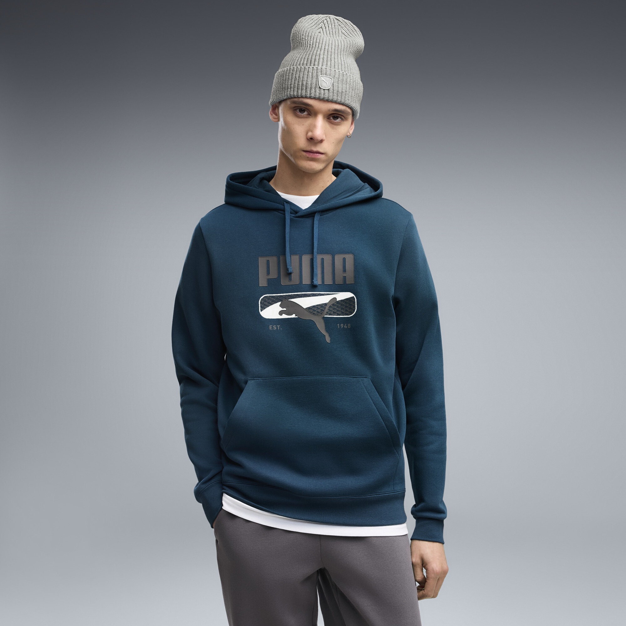 PUMA Hoodie »PUMA Sport Logo Play Fleece Hoodie Herren«
