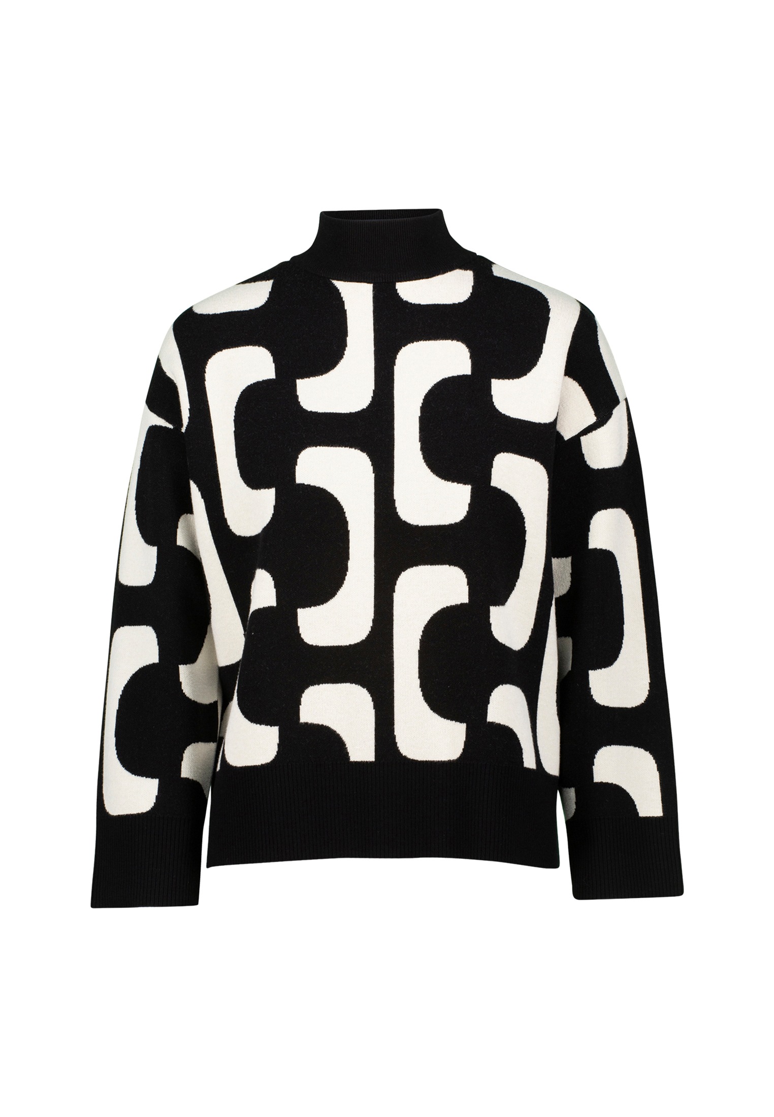 Zero Strickpullover "Damen mit Strickmuster" 1 Stk. Plain/ohne Details günstig online kaufen