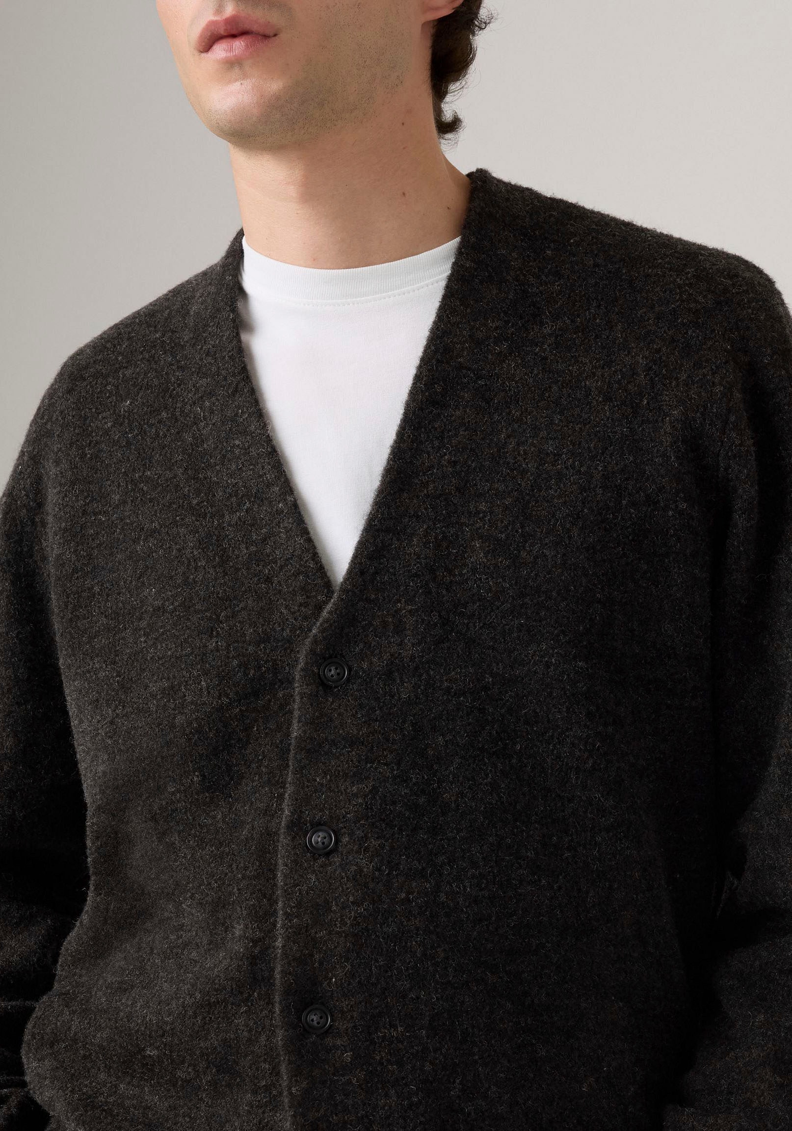 Levi's® Strickjacke, Legere Passform, pflegeleichter Materialmix