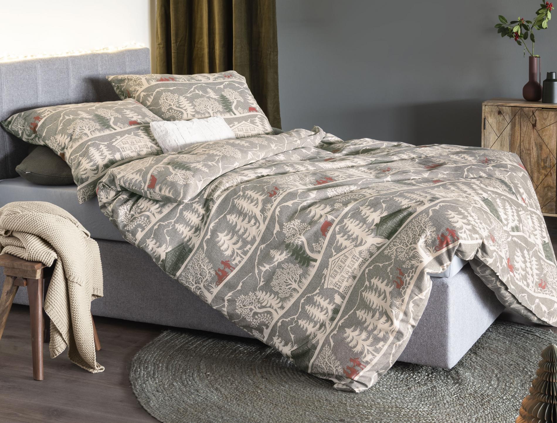Irisette Bettwäsche "Koala 8415" 2 Stk. tlg. kuschelig weiche Winterbettwäs günstig online kaufen