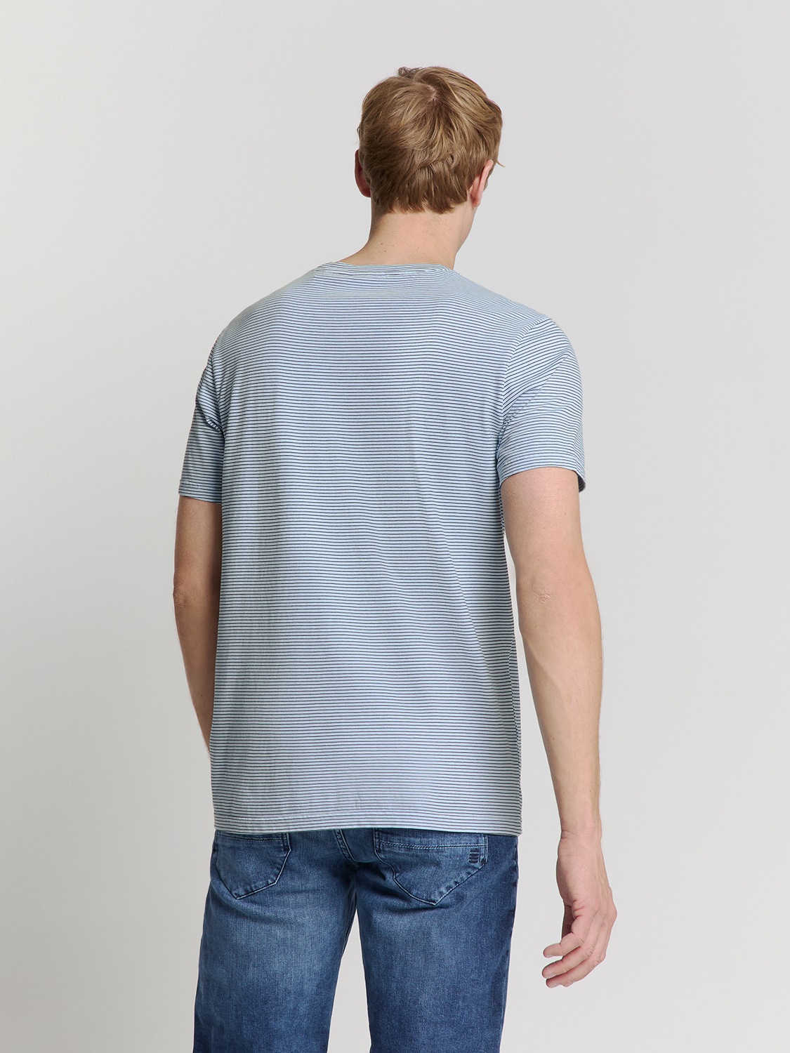 NO EXCESS T-Shirt "No Excess Gestreiftes Crewneck t-shirt" günstig online kaufen