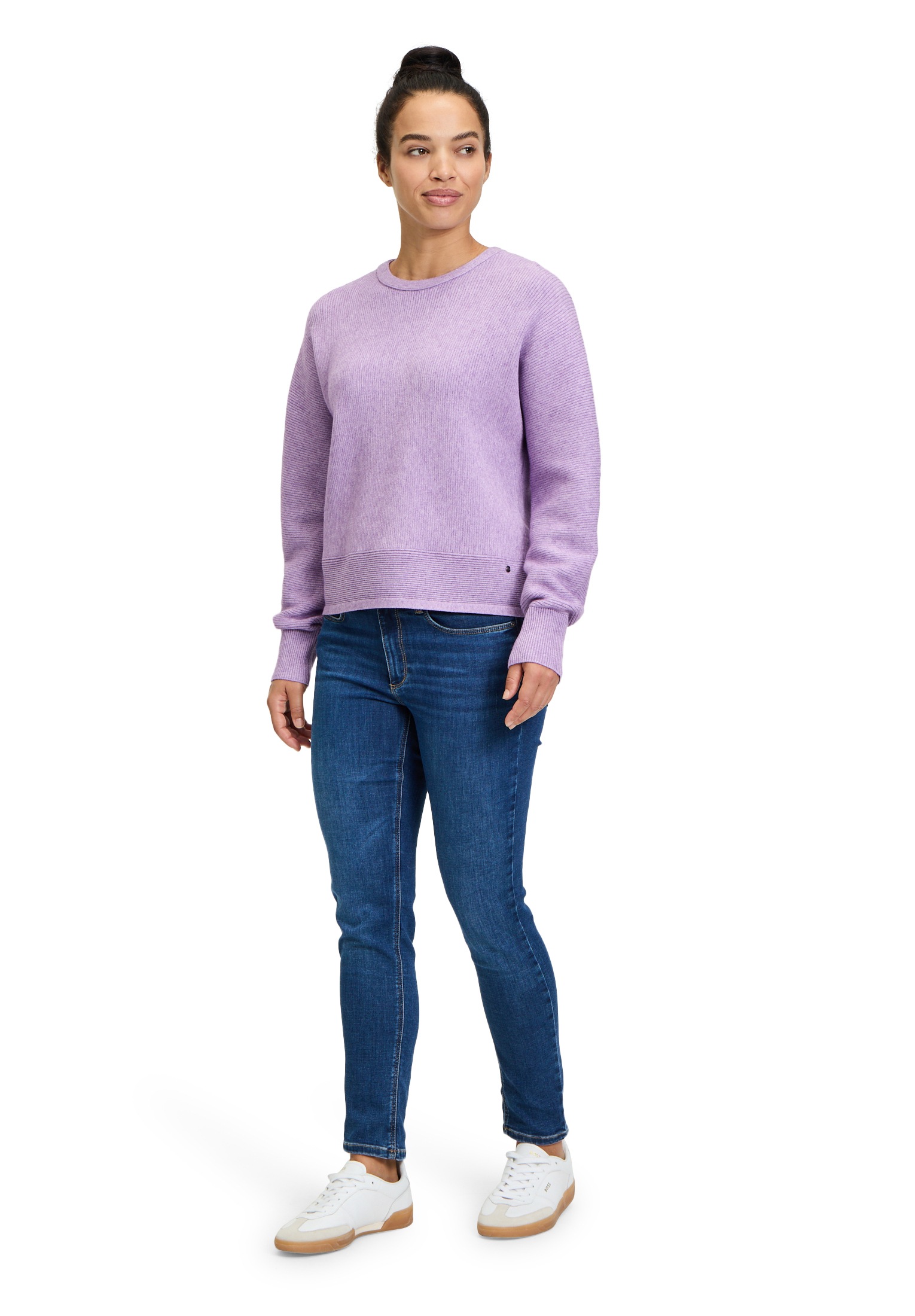 Betty&Co Strickpullover »Betty & Co Damen Strickpullover mit Struktur«, (1 tlg.), Struktur