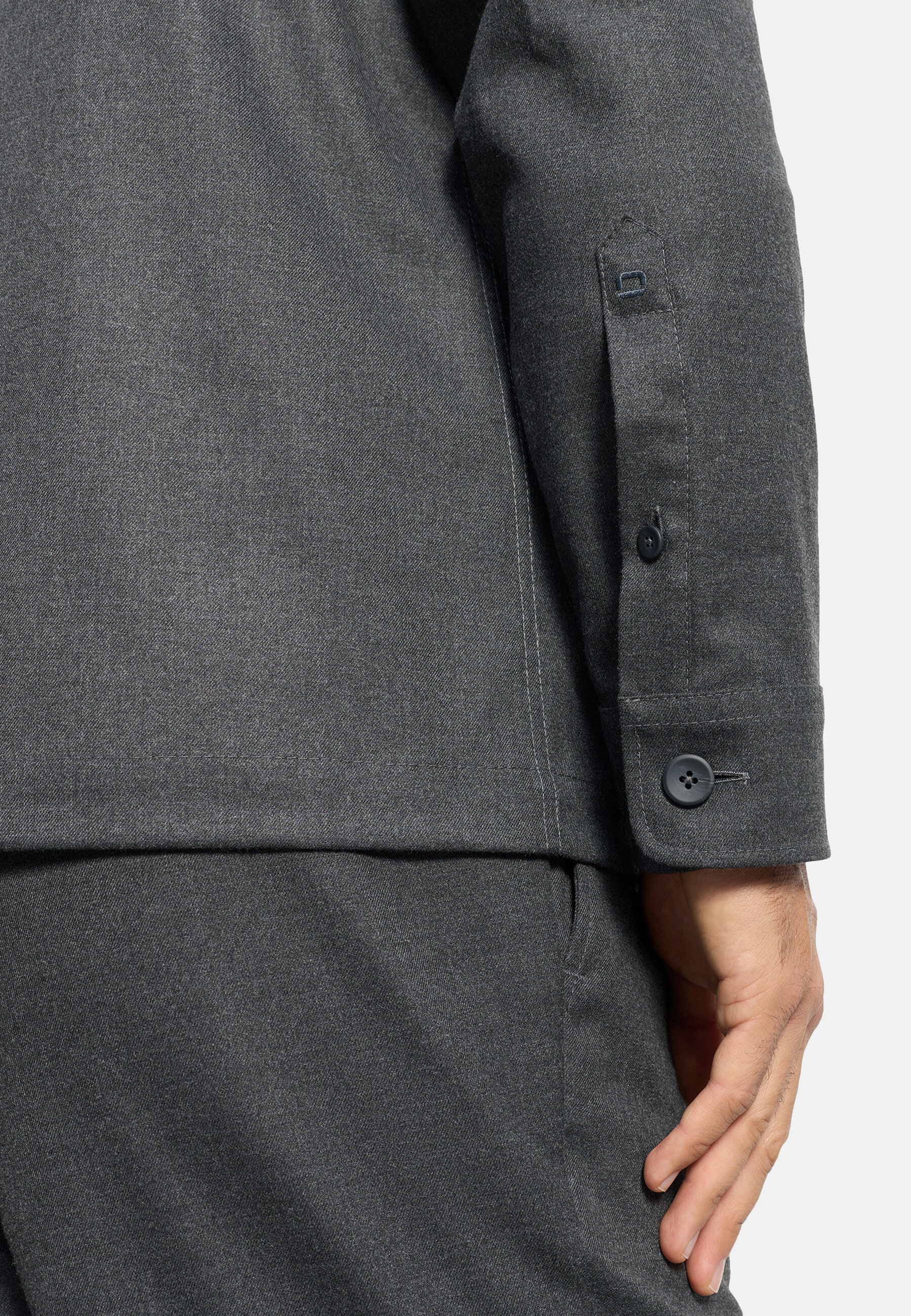 OLYMP Langarmhemd »OLYMP Casual, Overshirt, Reverskragen«