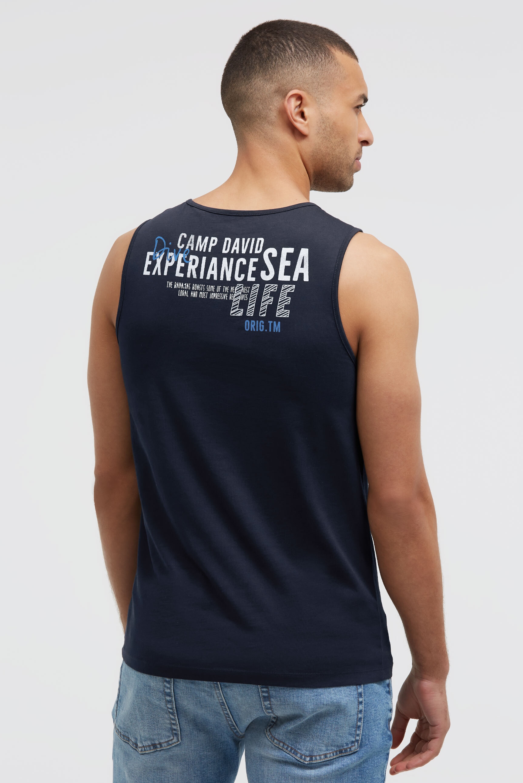 CAMP DAVID Tanktop aus Baumwolle
