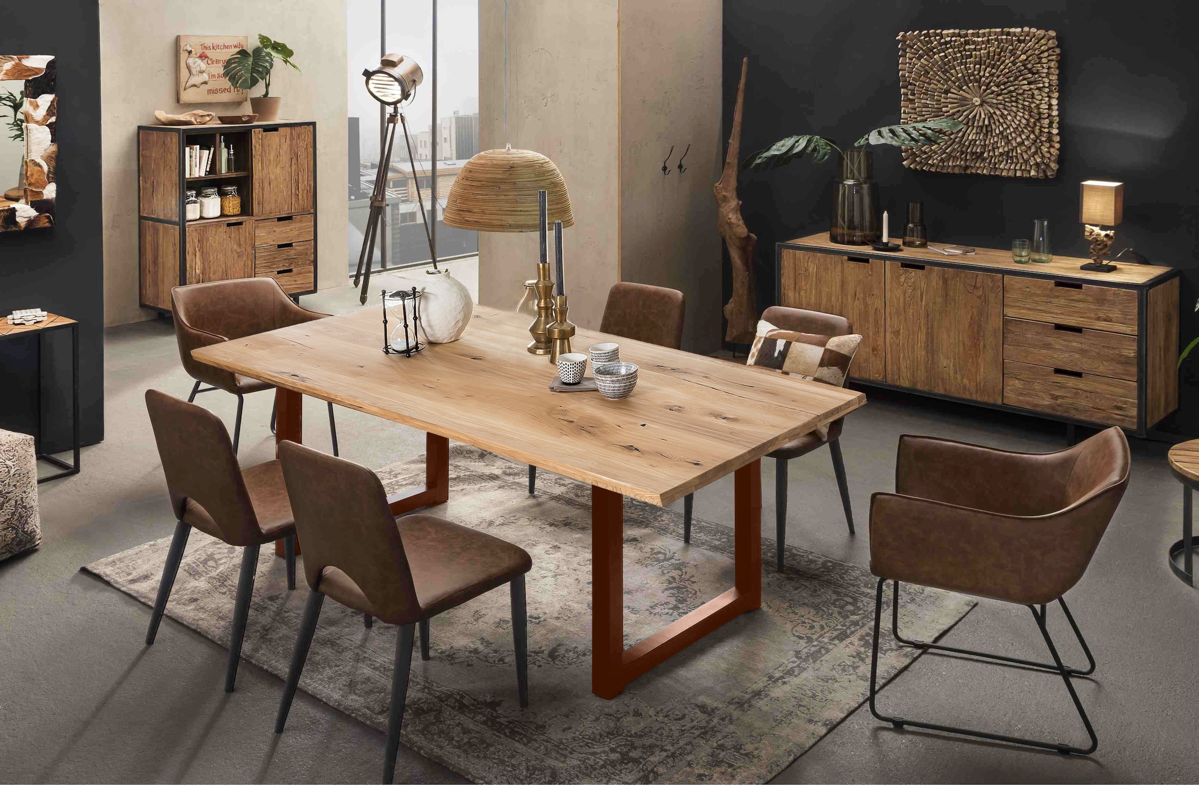 SIT Tischbein, (1 St.), modernes Kufen-Gestell