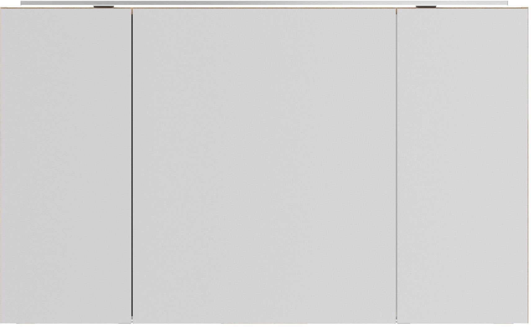 nobilia® Badmöbel-Set »Alvene«, (2 St., vormontiert, mit Soft-Close), inkl. Spiegelschrank mit Beleuchtung und Dimmerfunktion, in 4 Breiten