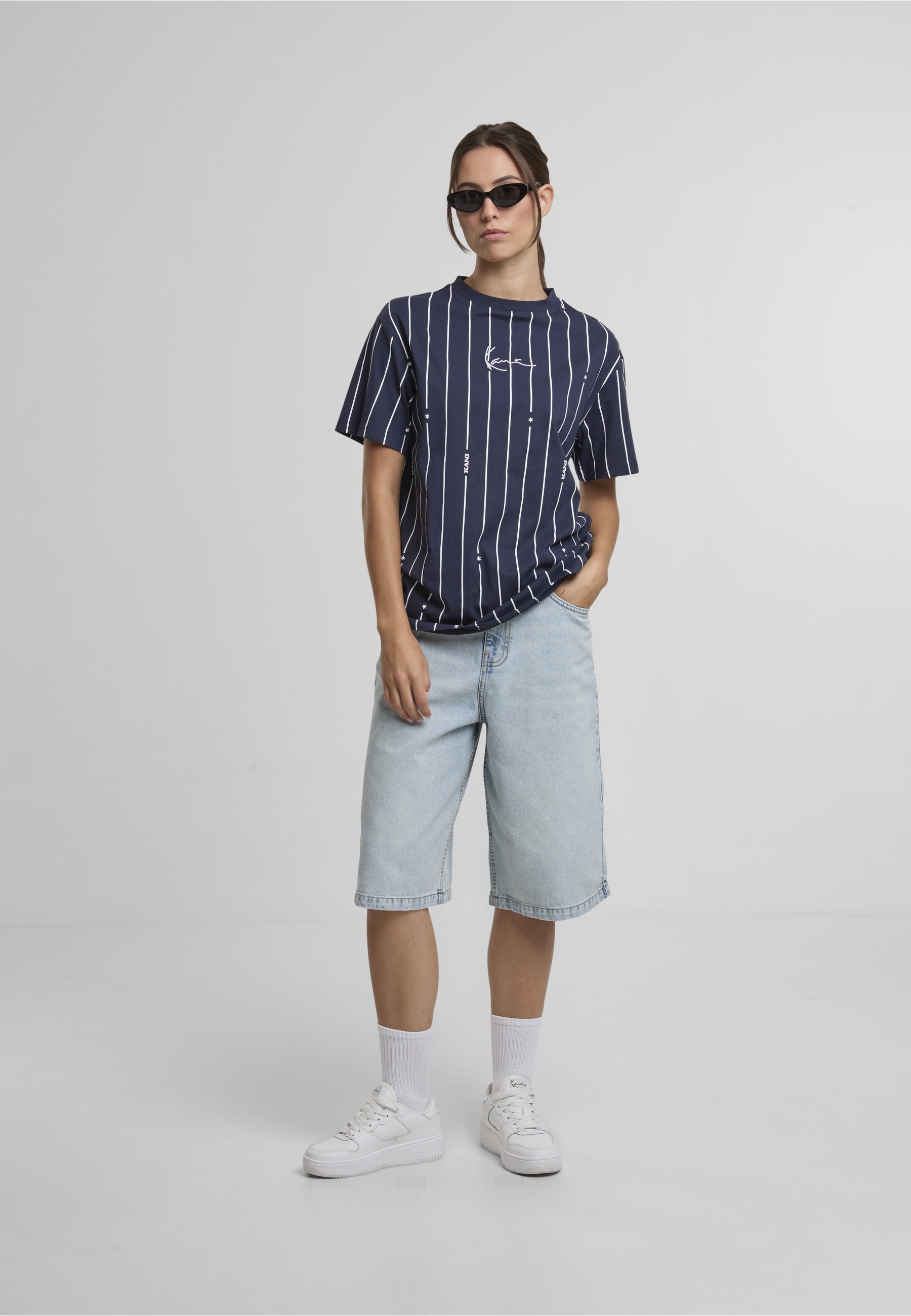 Karl Kani T-Shirt »Karl Kani Signature Pinstripe Os T-Shirt« 1 Stk.