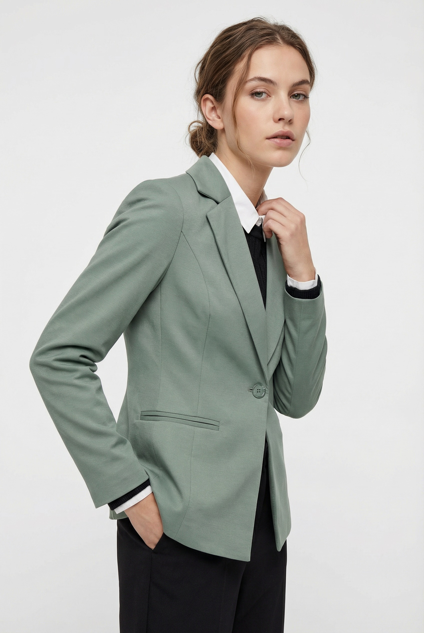 ONLY Kurzblazer "ONLPEACH L/S FIT BLAZER TLR NOOS" günstig online kaufen