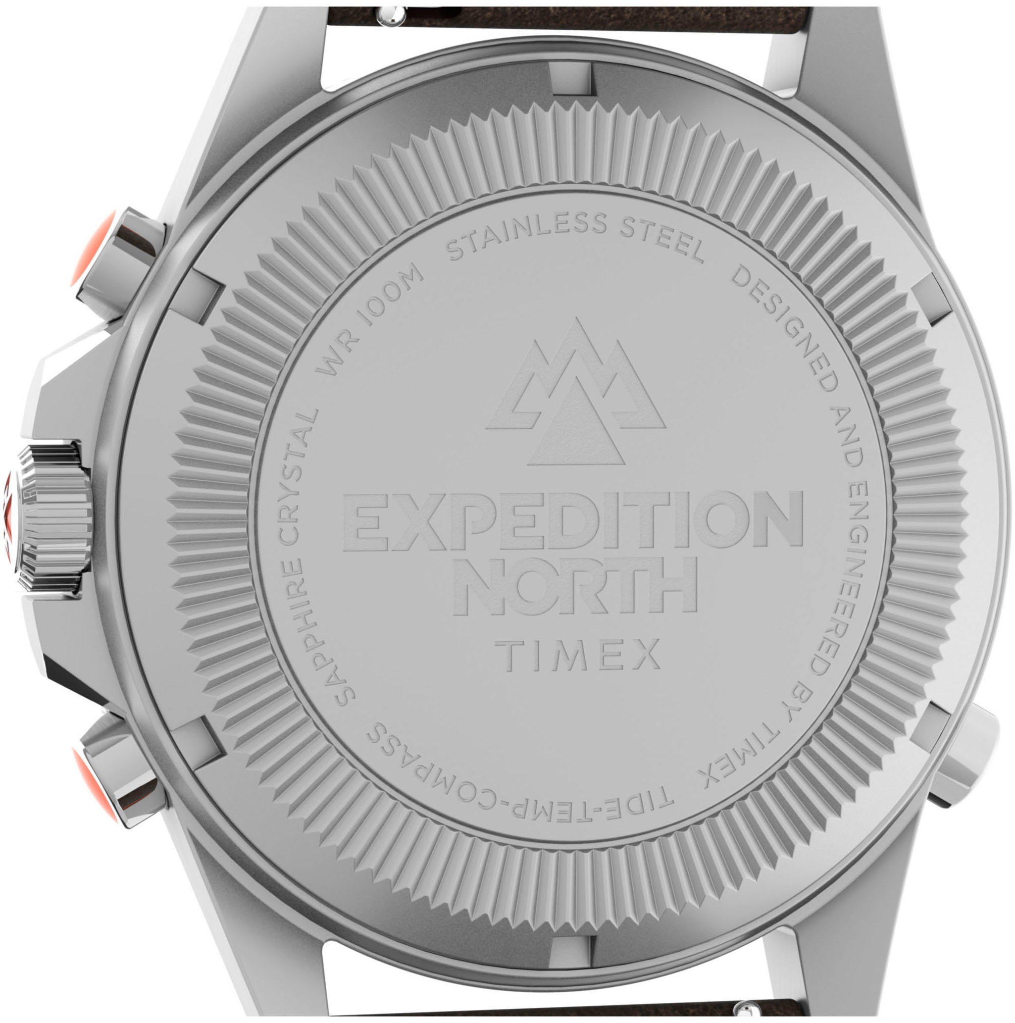 Timex Quarzuhr »TIDE/TEMP/COMPASS«, Armbanduhr, Herrenuhr, Datum, Leuchtzeiger, Saphirglas, Lederarmband