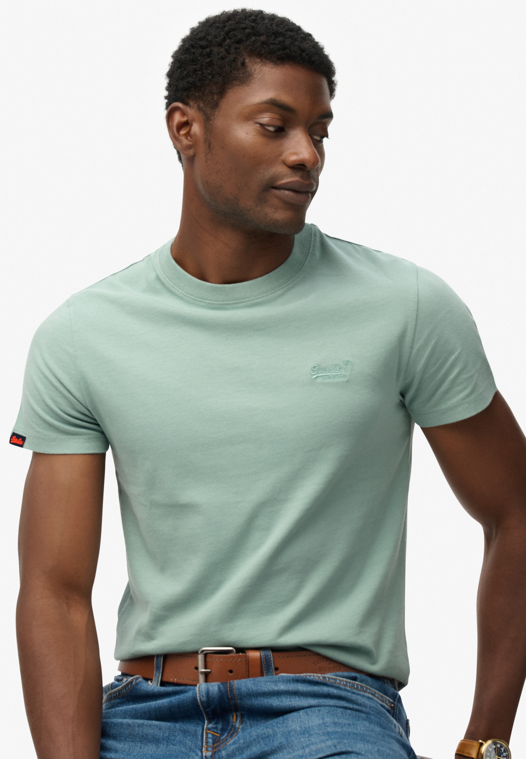 Superdry Rundhalsshirt »ESSENTIAL LOGO EMB TEE«