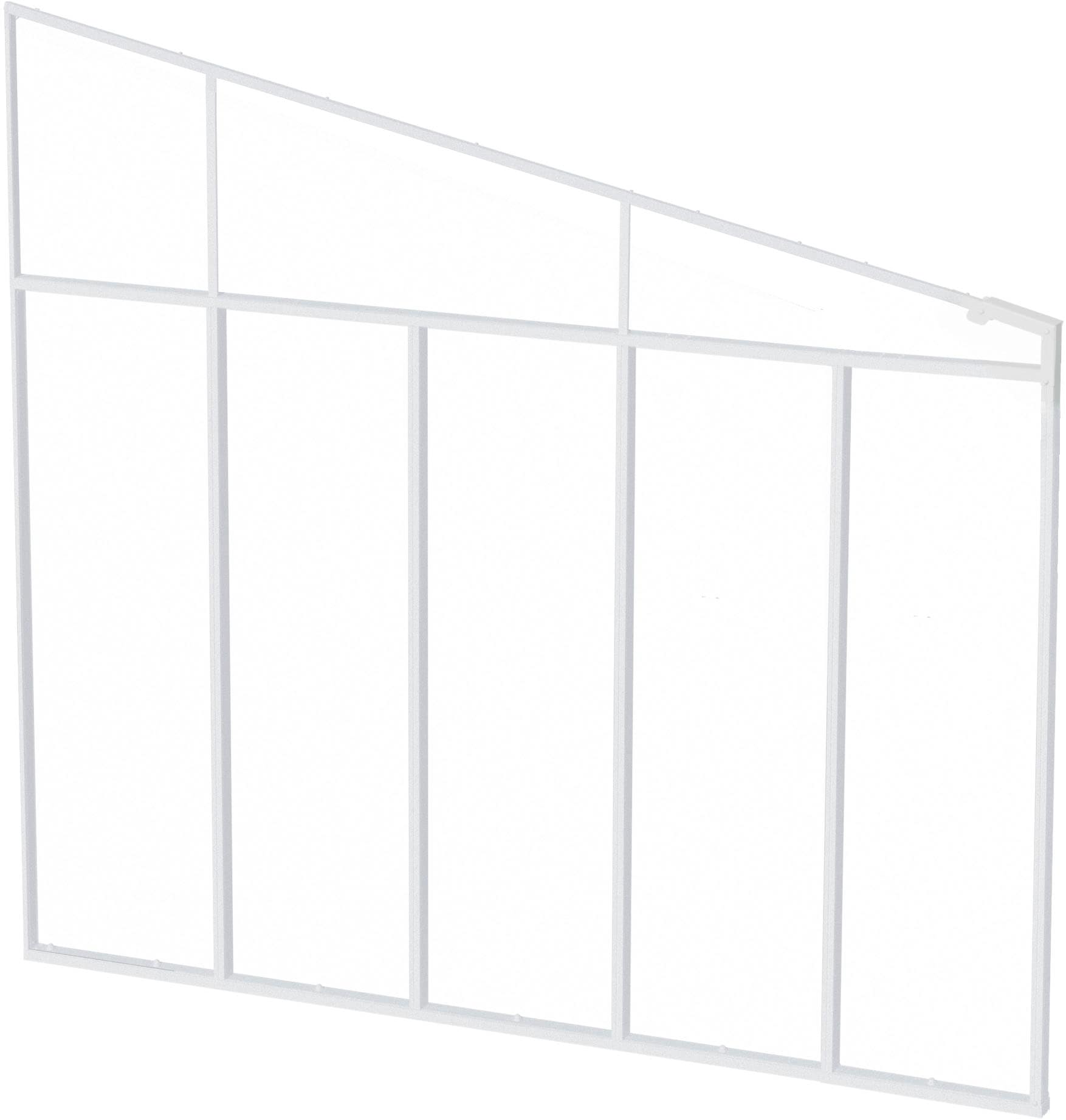 Palram - Canopia Terrassendach »mit pulverbeschichtetem Aluminiumrahmen«, einfache DIY Montage