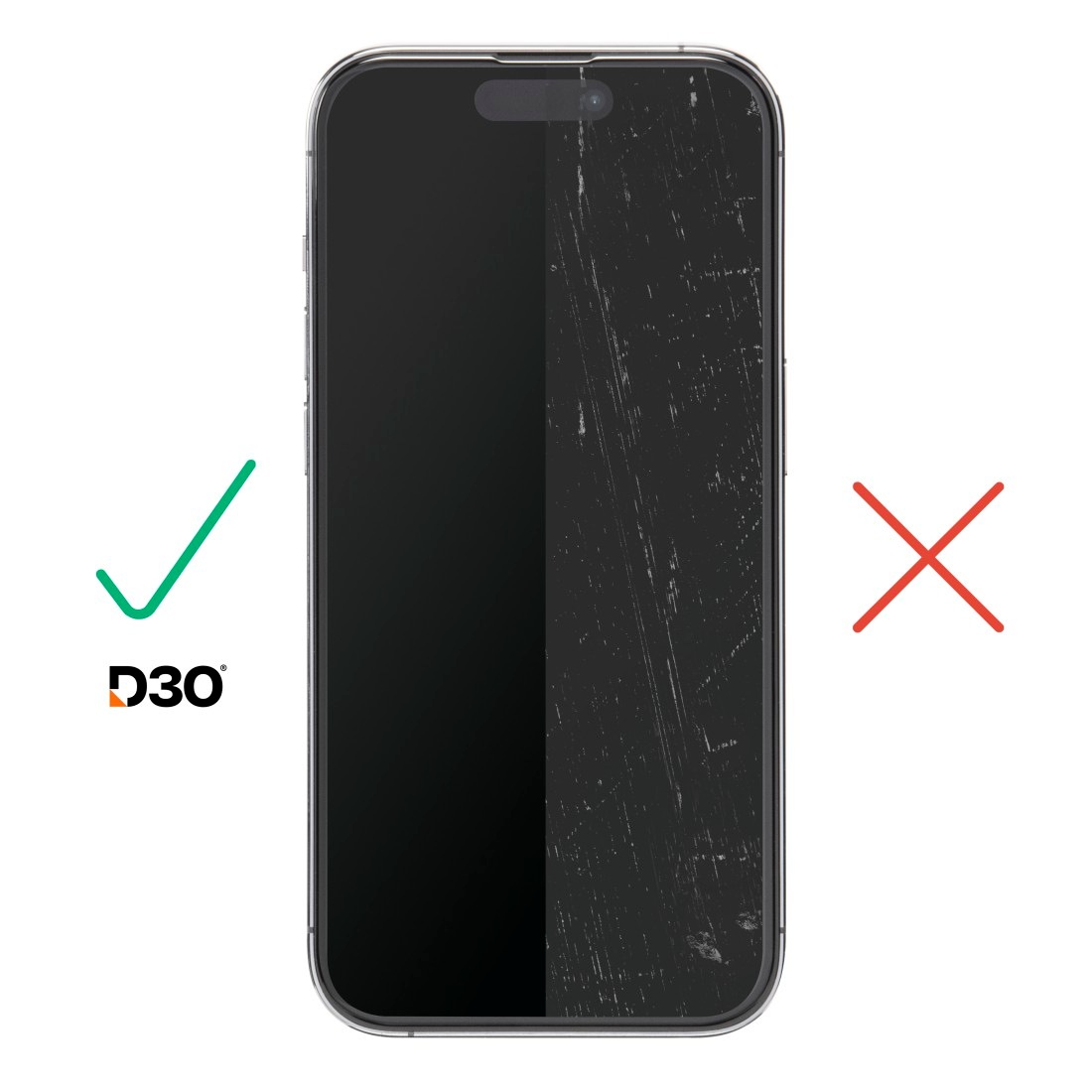 Hama Displayschutzglas »Displayschutzglas für iPhone 15 (Panzerglas, D3O, Montagehilfe)«, für iPhone 15