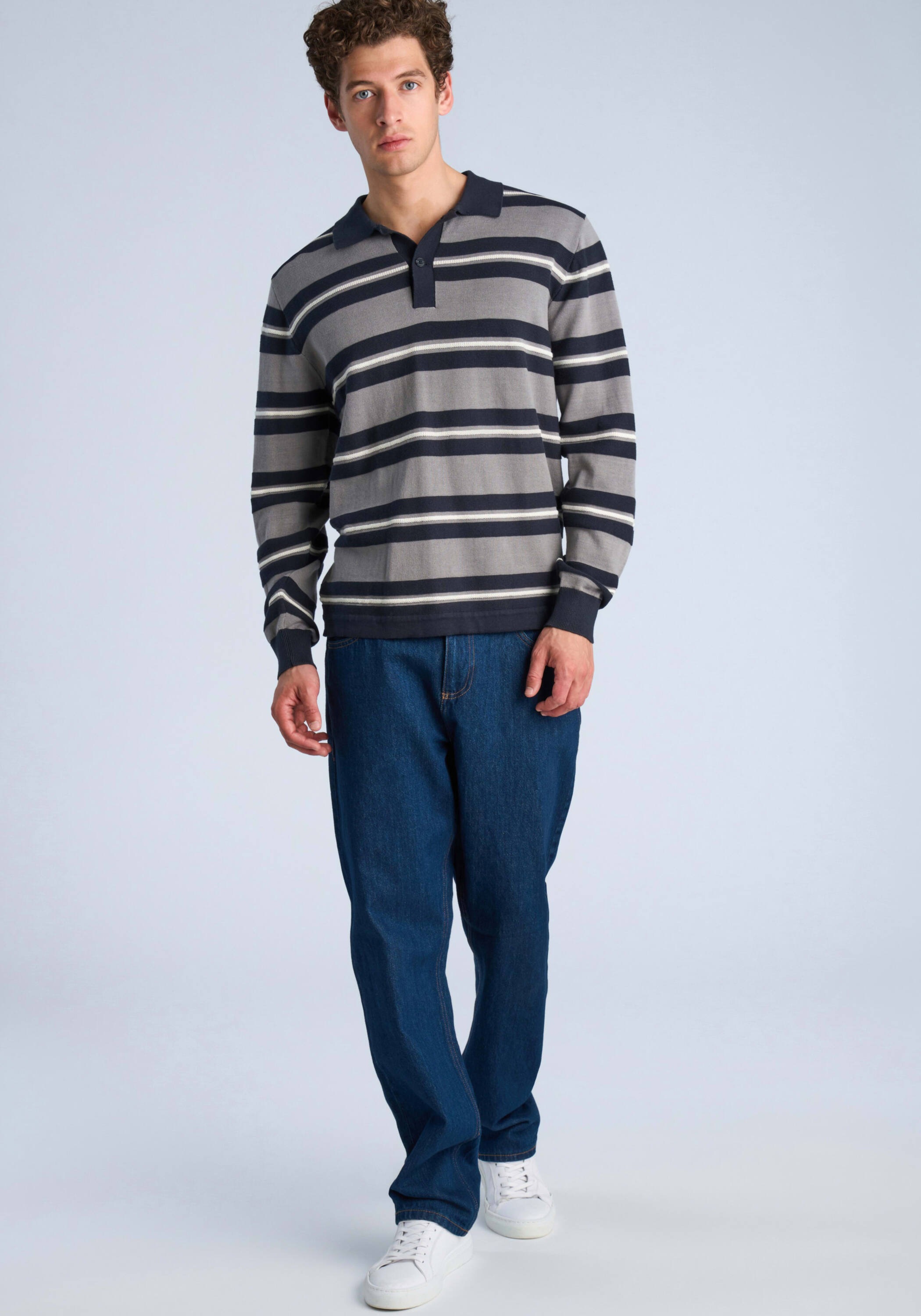 LINDBERGH Poloshirt »Strickpullover Comfort Fit«