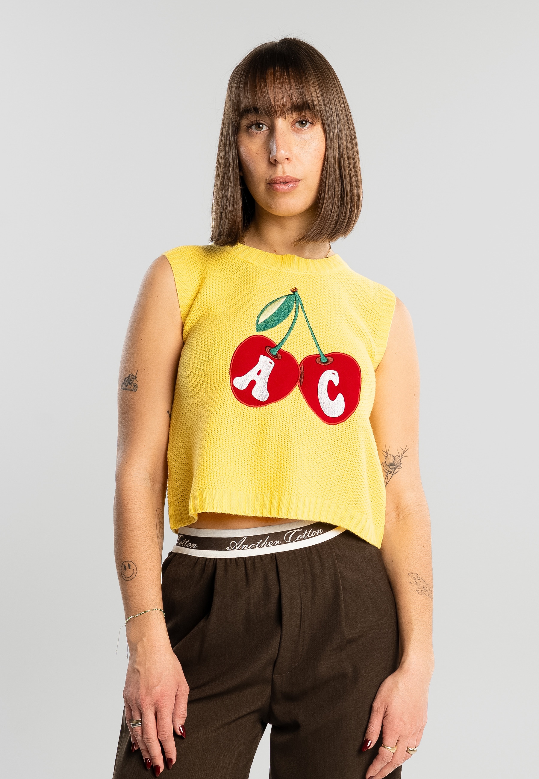 Another Cotton Lab Strickweste »Another Cotton Lab Cherry WMN Knit Vest«