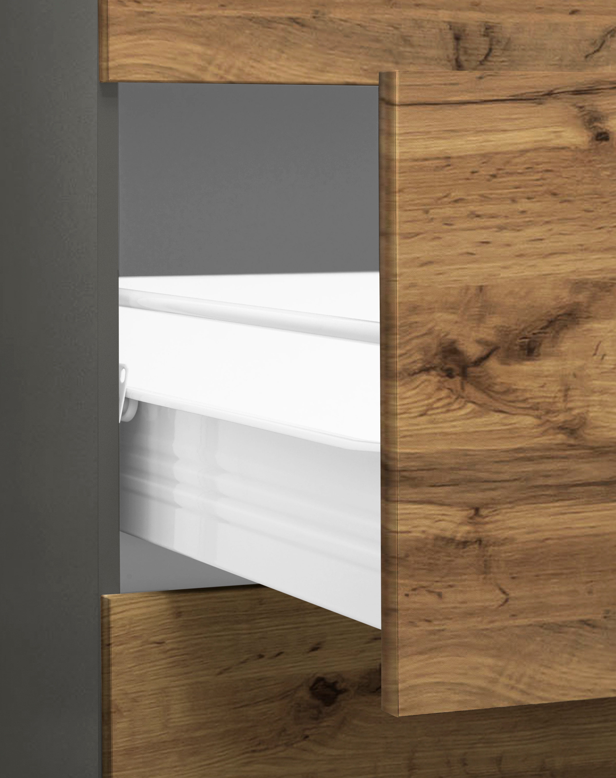 KOCHSTATION Küchenzeile »KS-Trier« ohne E-Geräte, Breite 340 cm