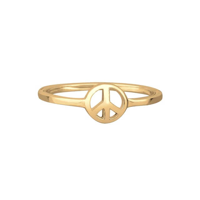 Elli Fingerring »Peace Frieden Symbol 925 Sterling Silber« online bestellen  | BAUR
