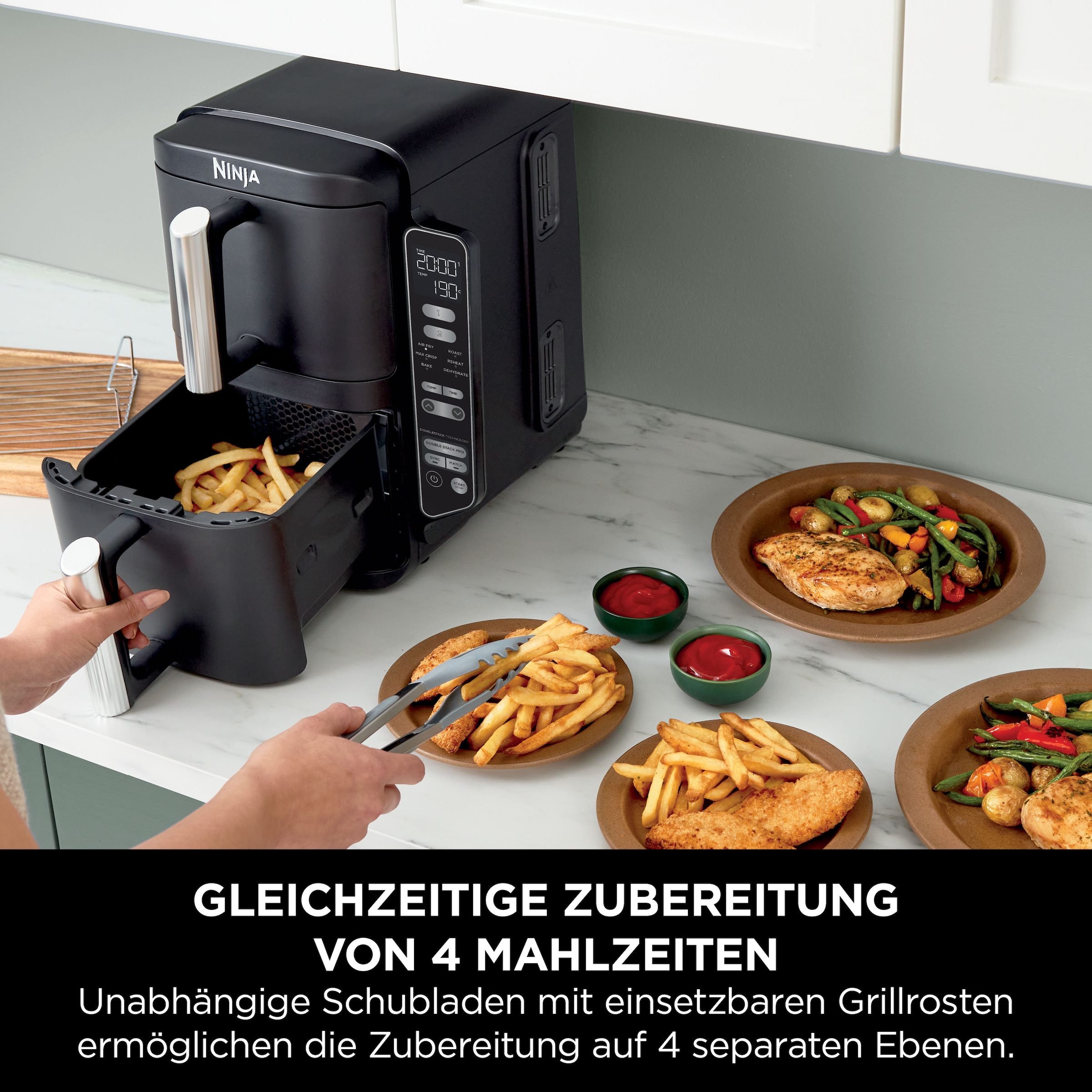 NINJA Heißluftfritteuse »SL300EU«, 2470 W