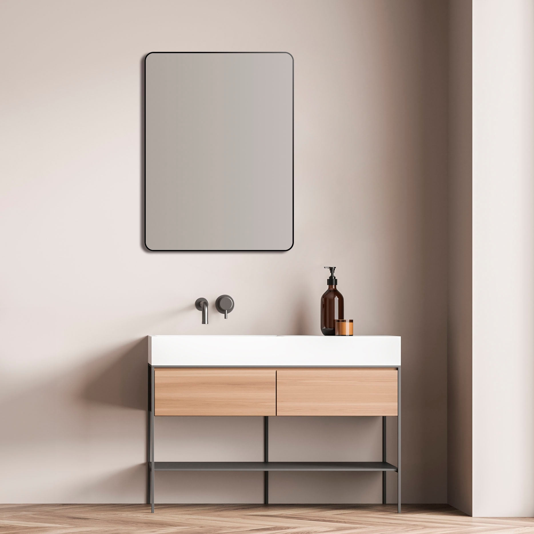 Talos Badspiegel "Picasso", hochwertiger Aluminiumrahmen günstig online kaufen