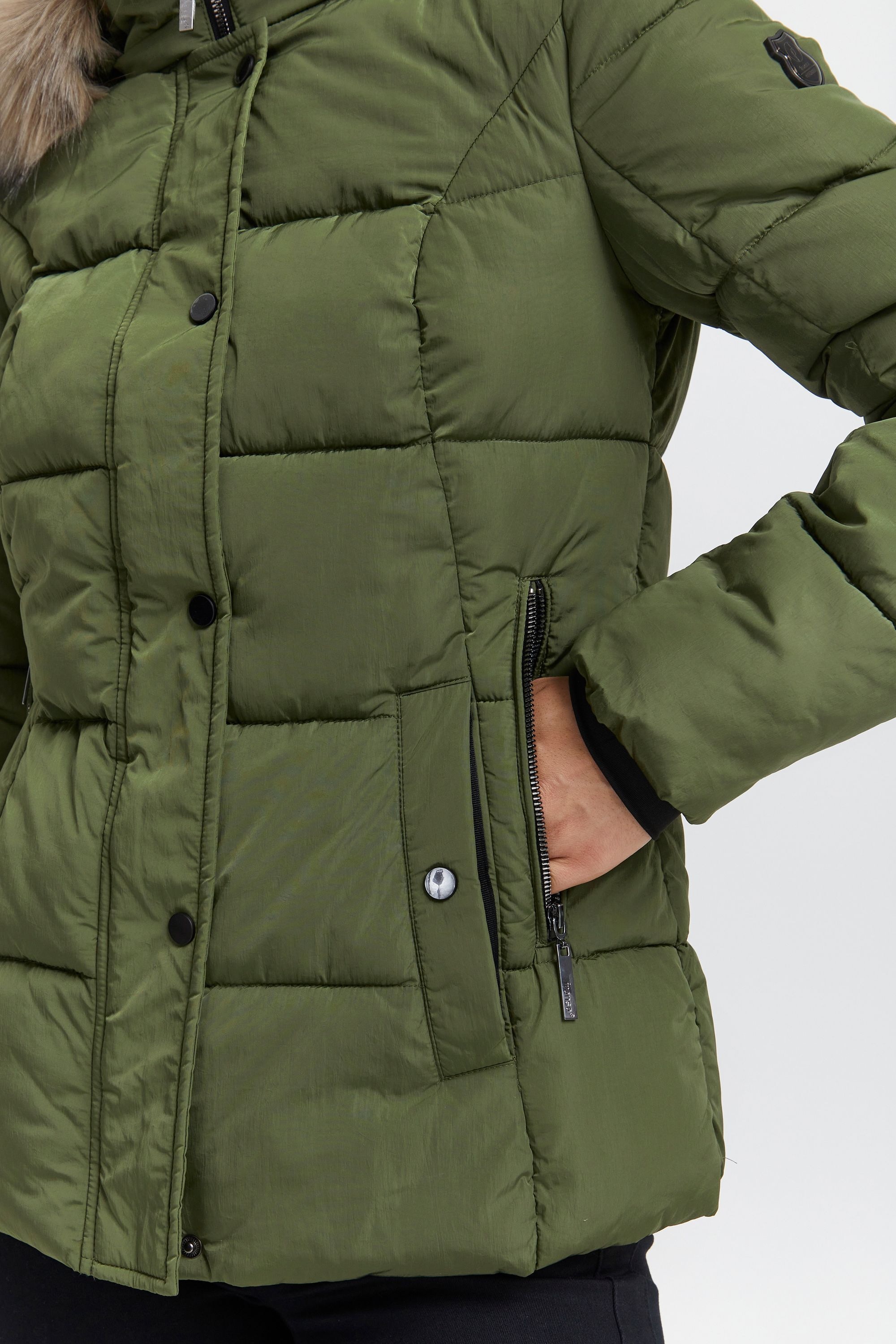 fransa Winterjacke »Winterjacke FRBac«, mit Kapuze