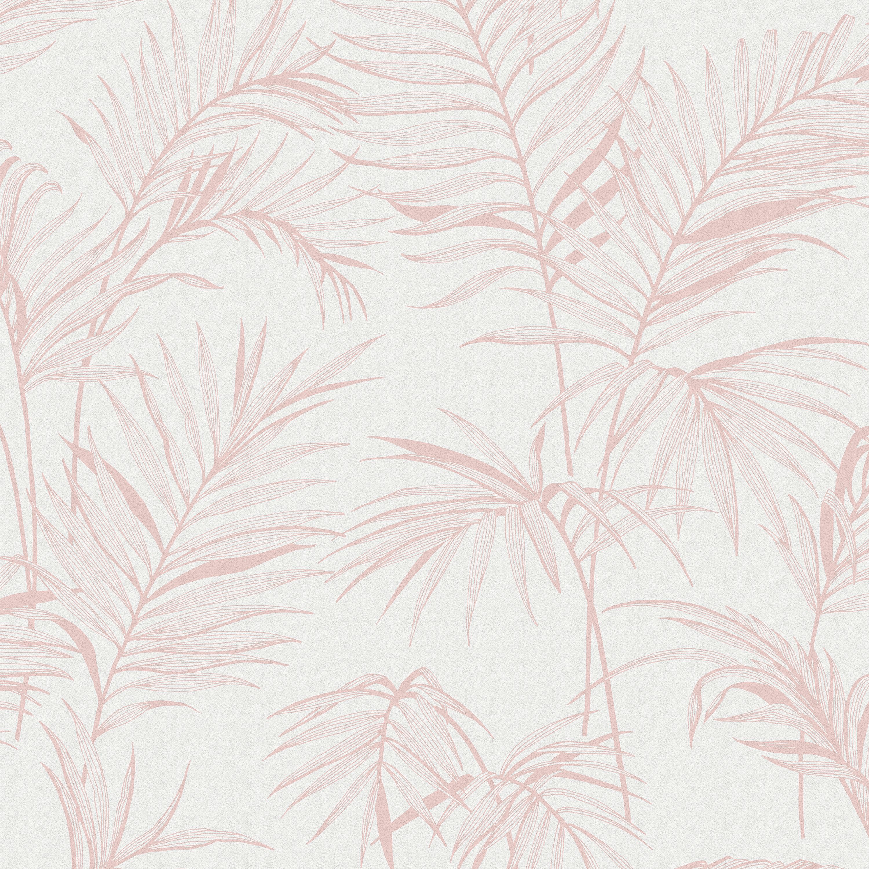 Superfresco Easy Vliestapete "Litho" botanisch geprägt Rosa - 10mx52cm