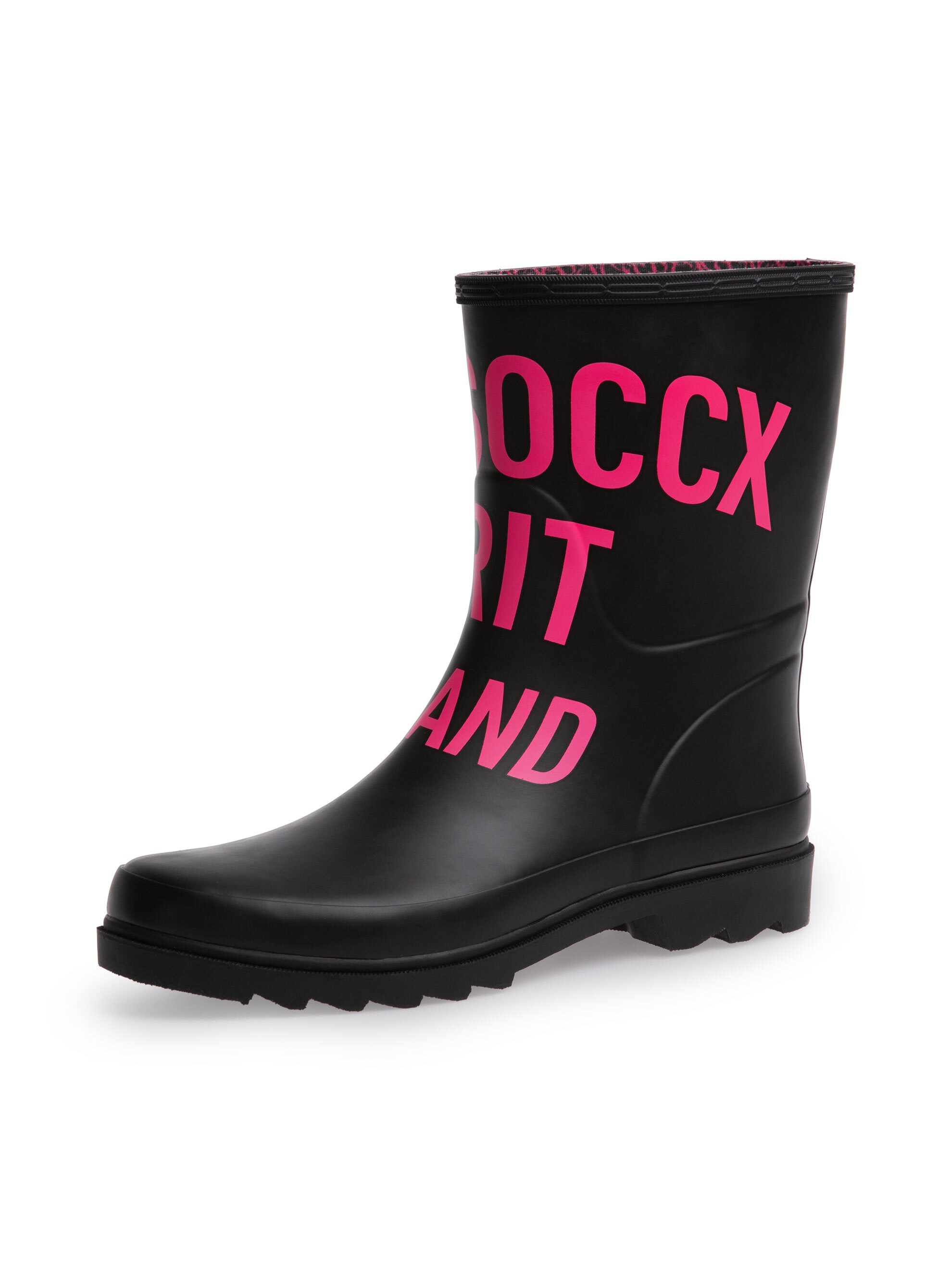 SOCCX Gummistiefel  mit rutschfester Laufsohle