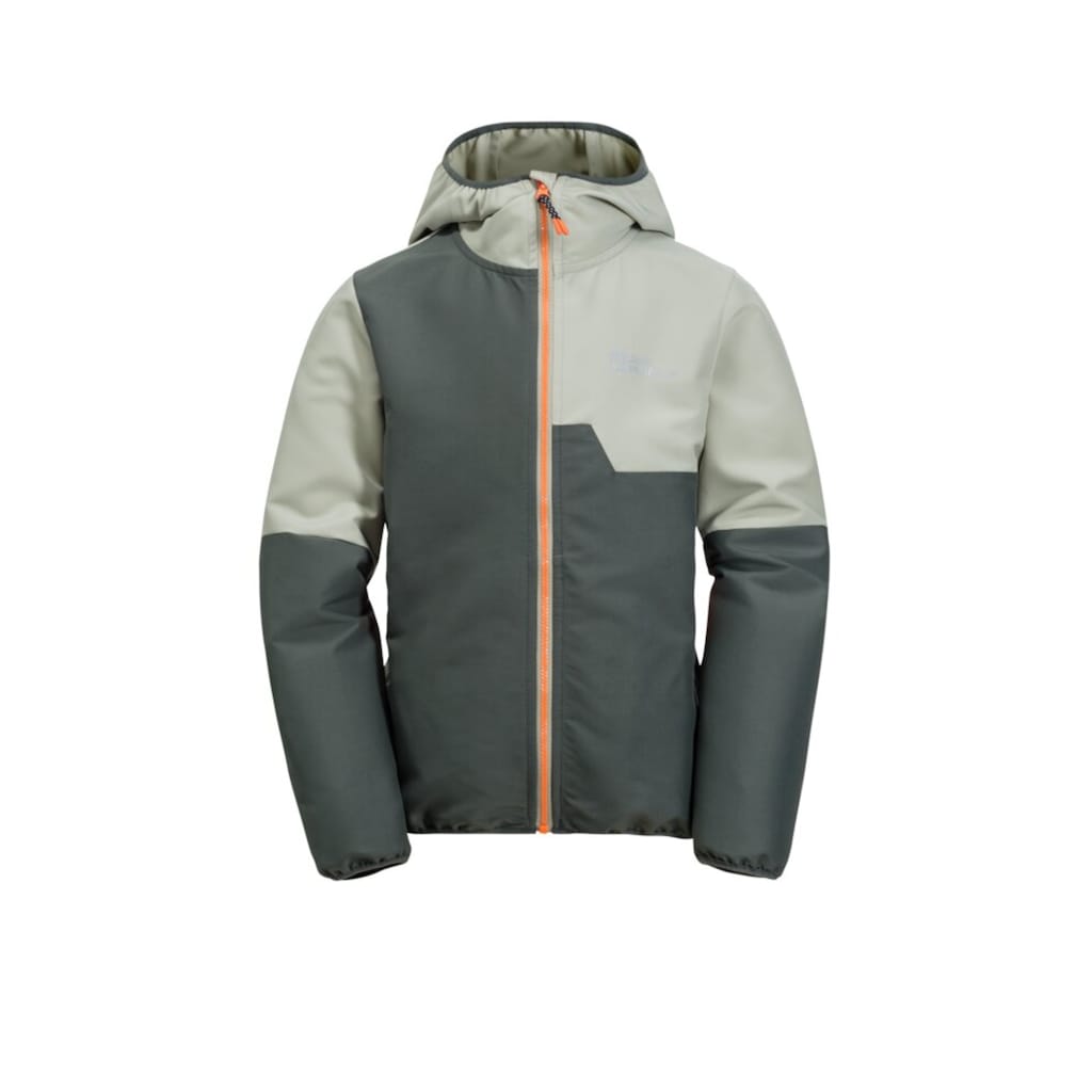 Jack Wolfskin Softshelljacke »TURBULENCE HOODED JKT K«, mit Kapuze