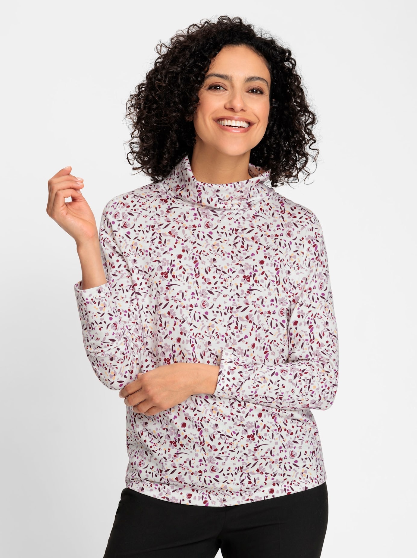Inspirationen Rollkragenshirt "Druck-Shirt", (1 tlg.) günstig online kaufen