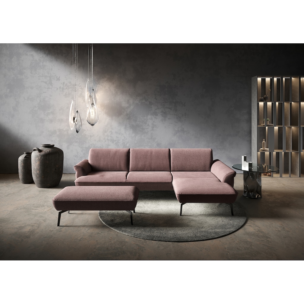 himolla Ecksofa »himolla 9900«, (mit Hocker)