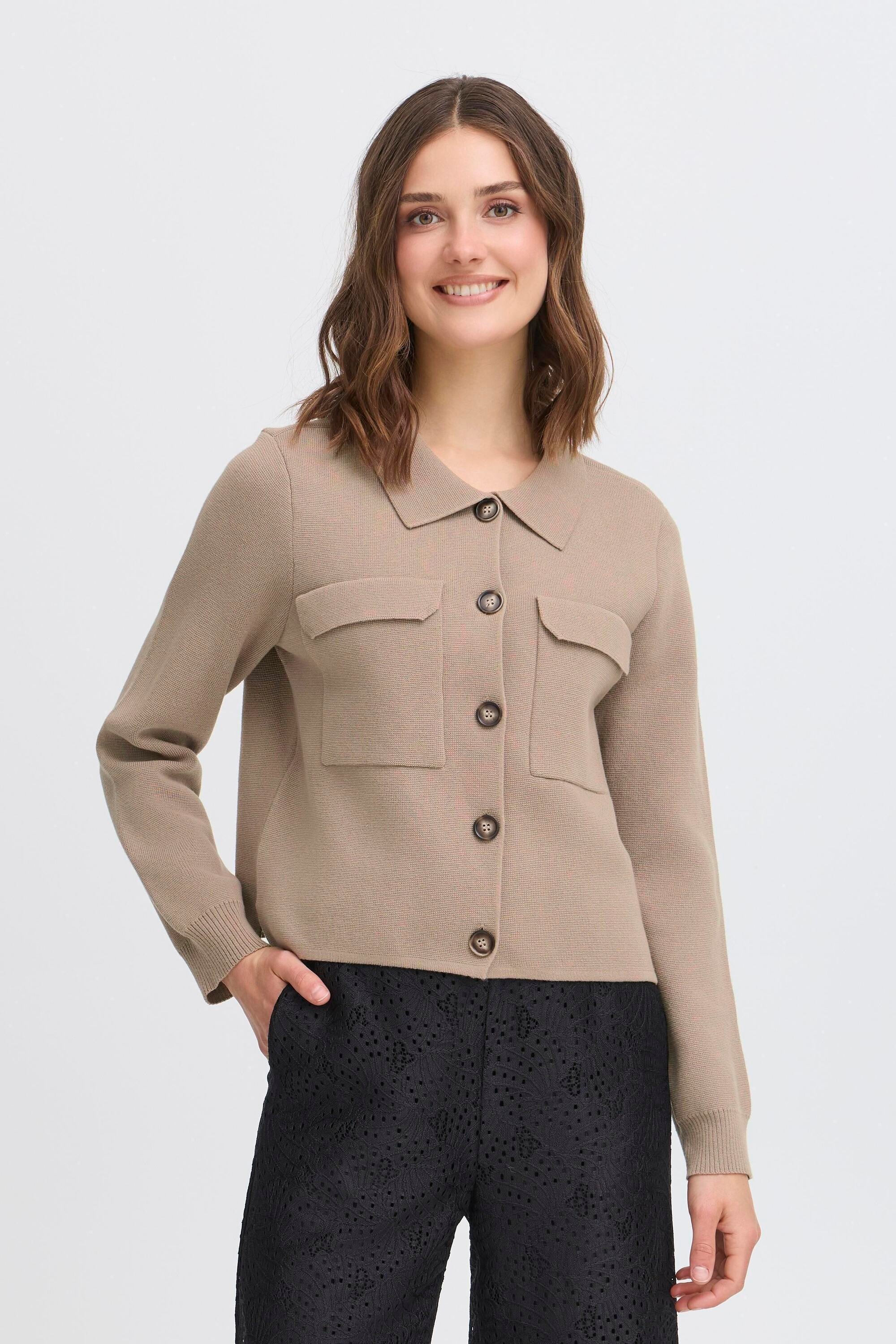 fransa Strickjacke »Damen Langarm FRITA«