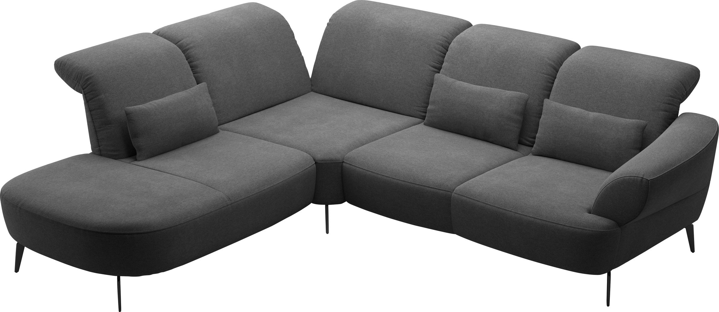 sit&more Ecksofa »Dance«, inkl.System Click&Seat und Sitztiefenverstellung
