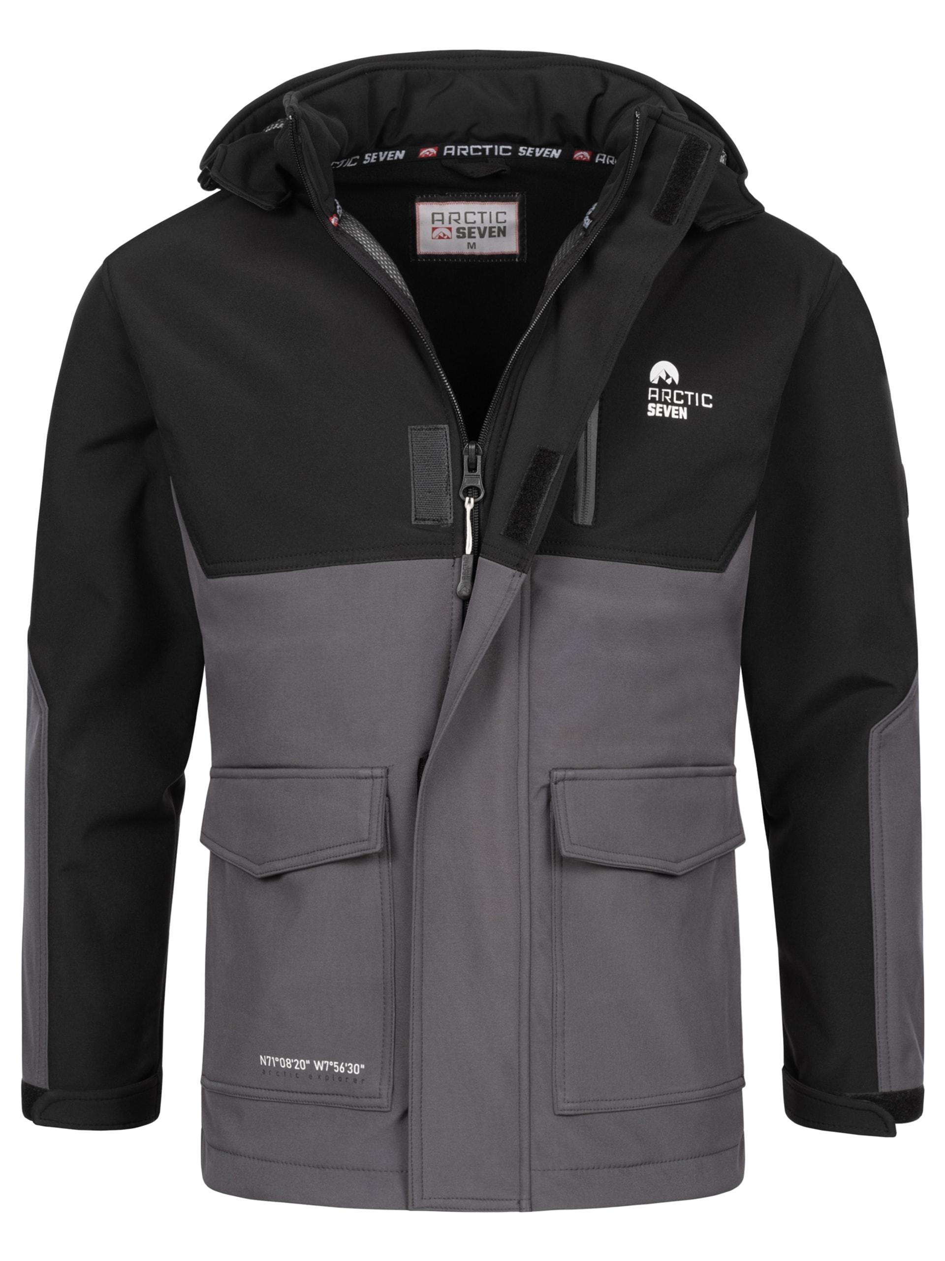 Arctic Seven Softshelljacke "ASRenaldoo", sportliche Funktionsjacke