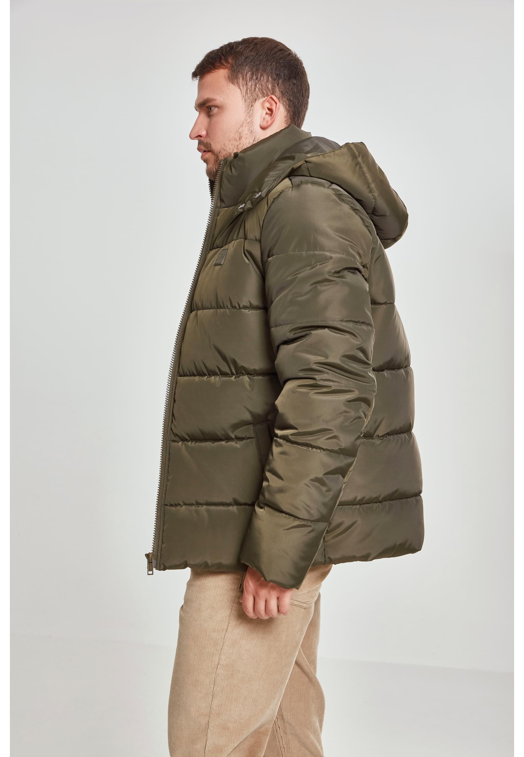 URBAN CLASSICS Allwetterjacke »Urban Classics Herren Hooded Puffer Jacket«, (1 St.), mit Kapuze