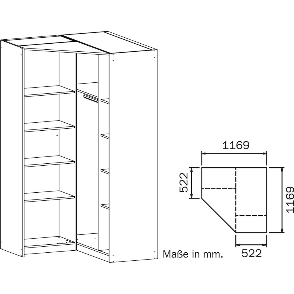 rauch Eckkleiderschrank »Bremen«
