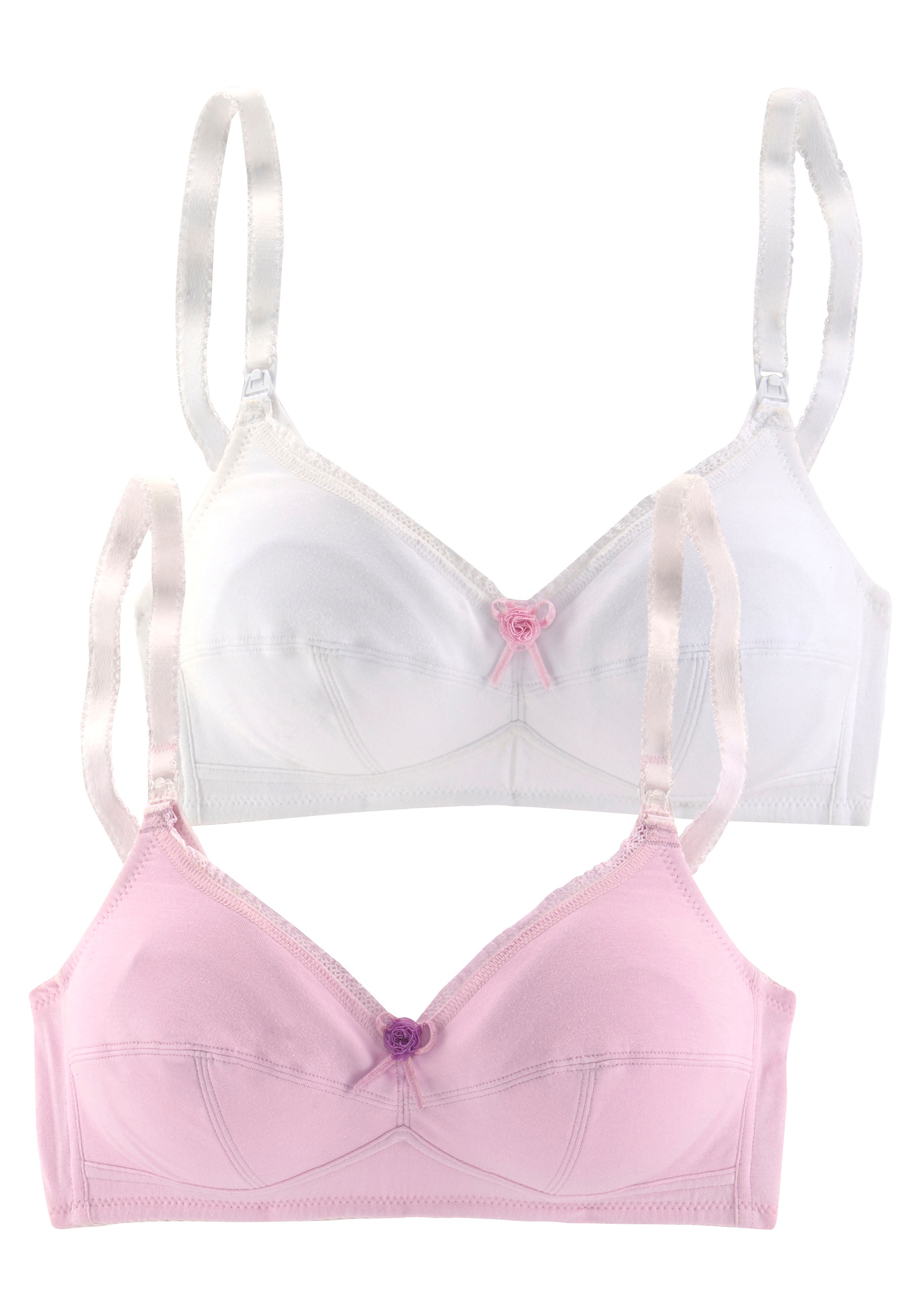 petite fleur Still-BH (Packung, 2 Stück) ohne Bügel, mit aufhakbaren Clips günstig online kaufen