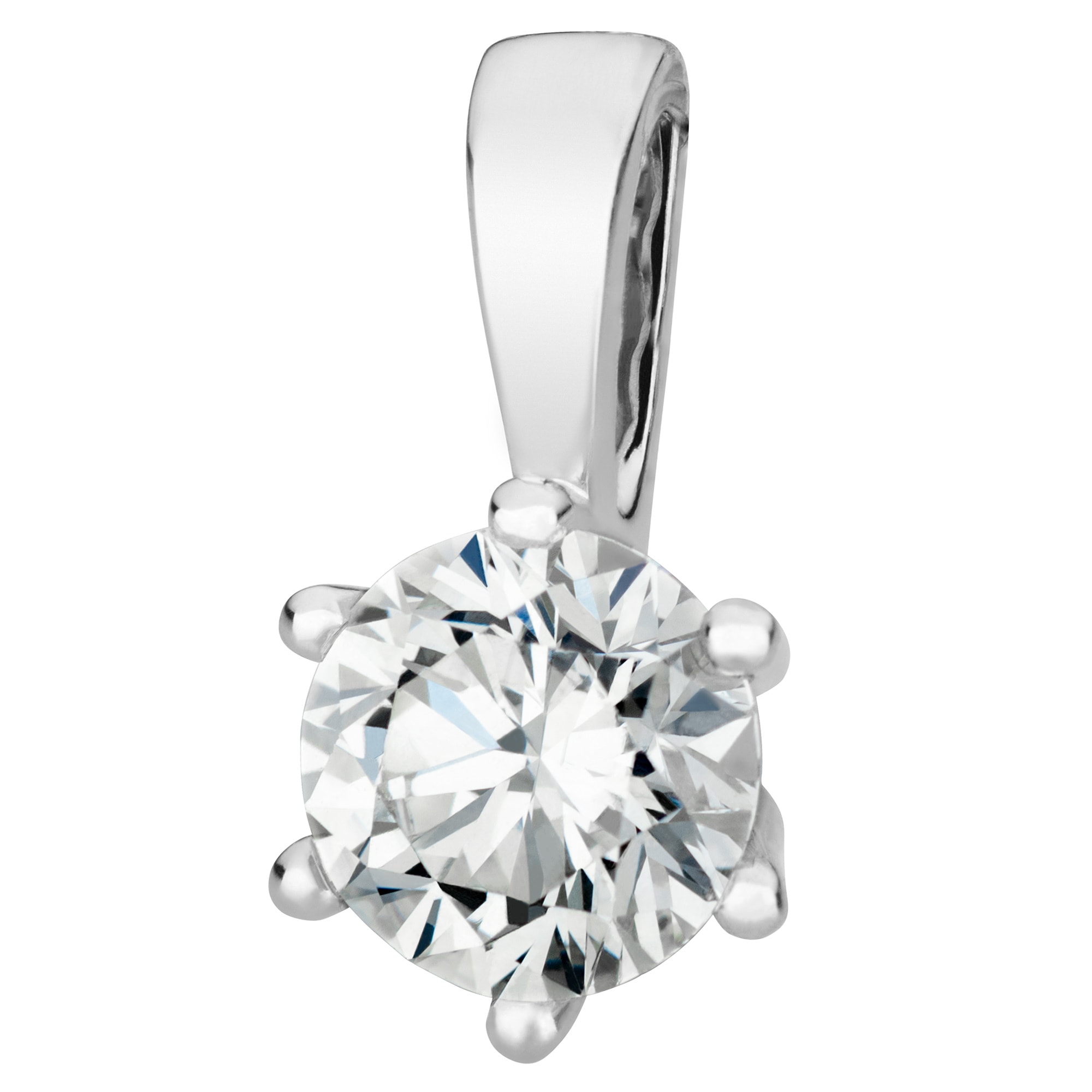 Orolino Kette mit Anhänger »750/- Weißgold 1 Brillant 0,50 ct.«