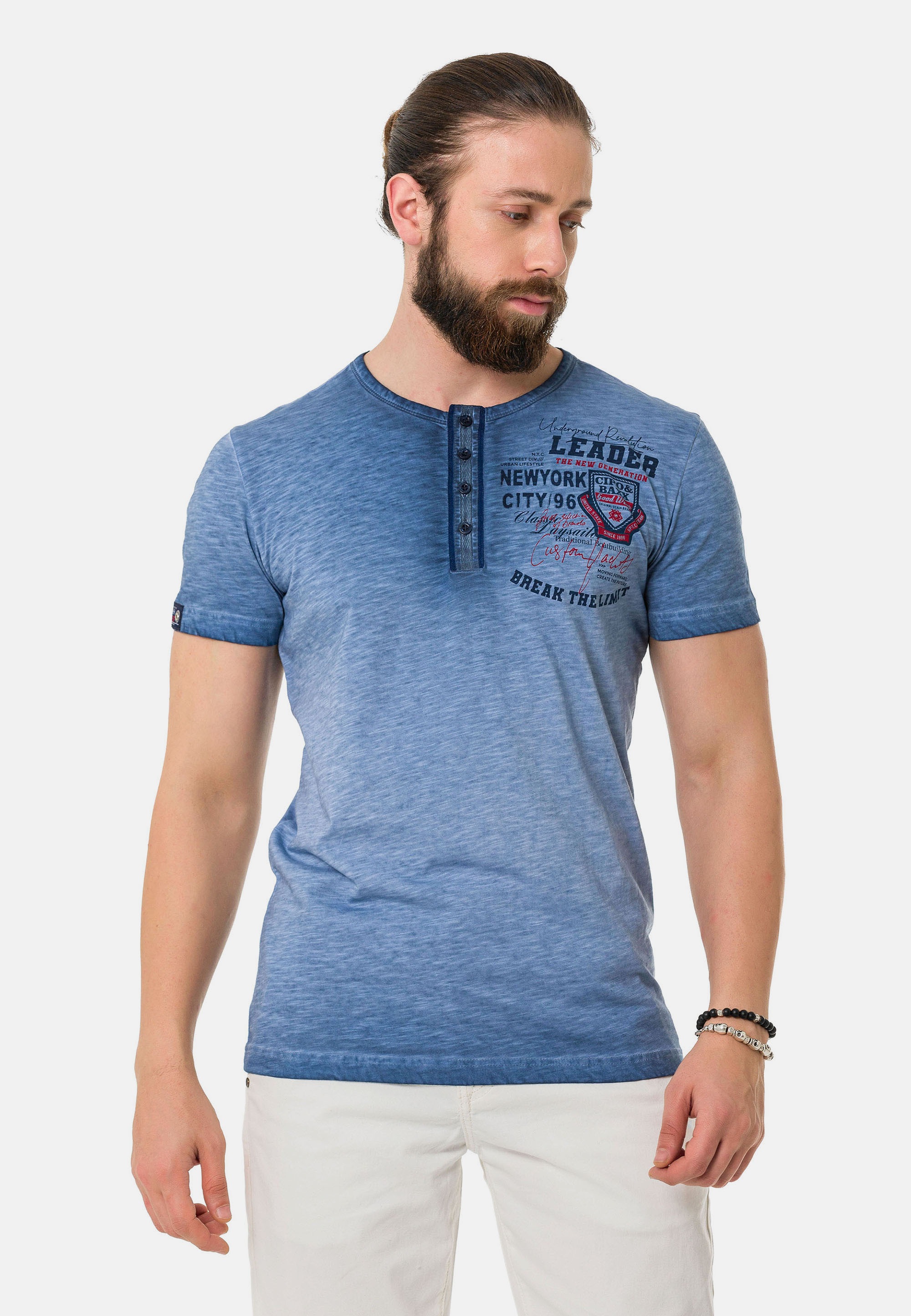 Cipo & Baxx T-Shirt, in coolem Look
