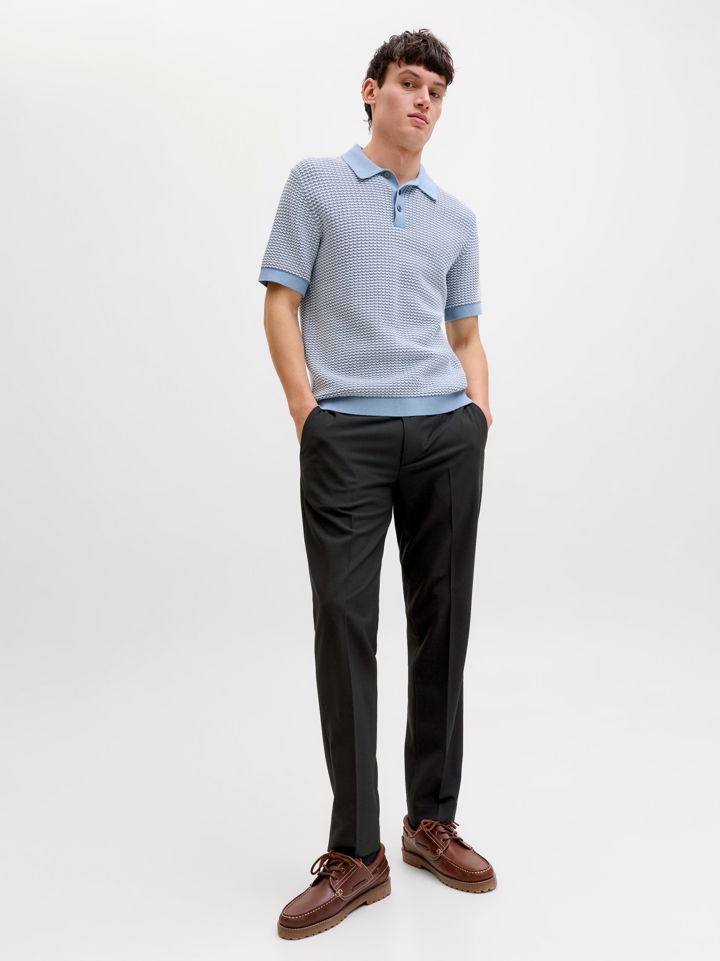 Jack & Jones Anzughose »JPRBLAMARTIN TROUSER CO01«  Materialmix, slim fit