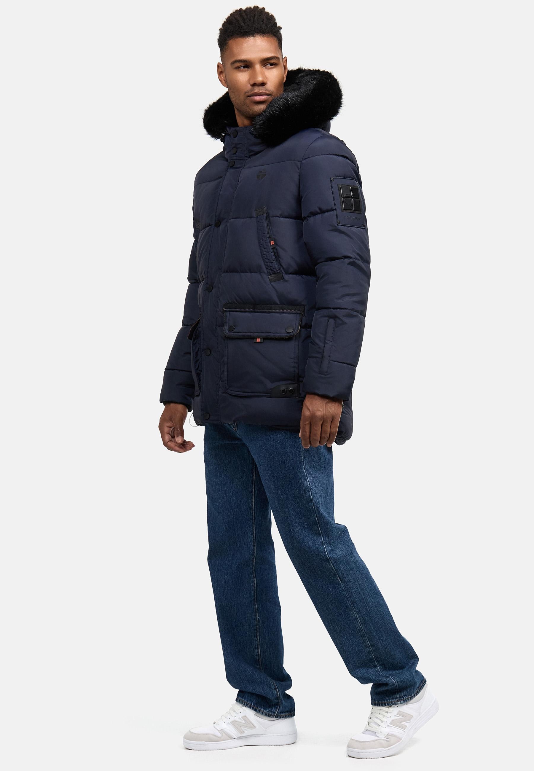 Stone Harbour Steppjacke »Mironoo«, mit Kapuze, stylische Outdoorjacke mit großer Kapuze