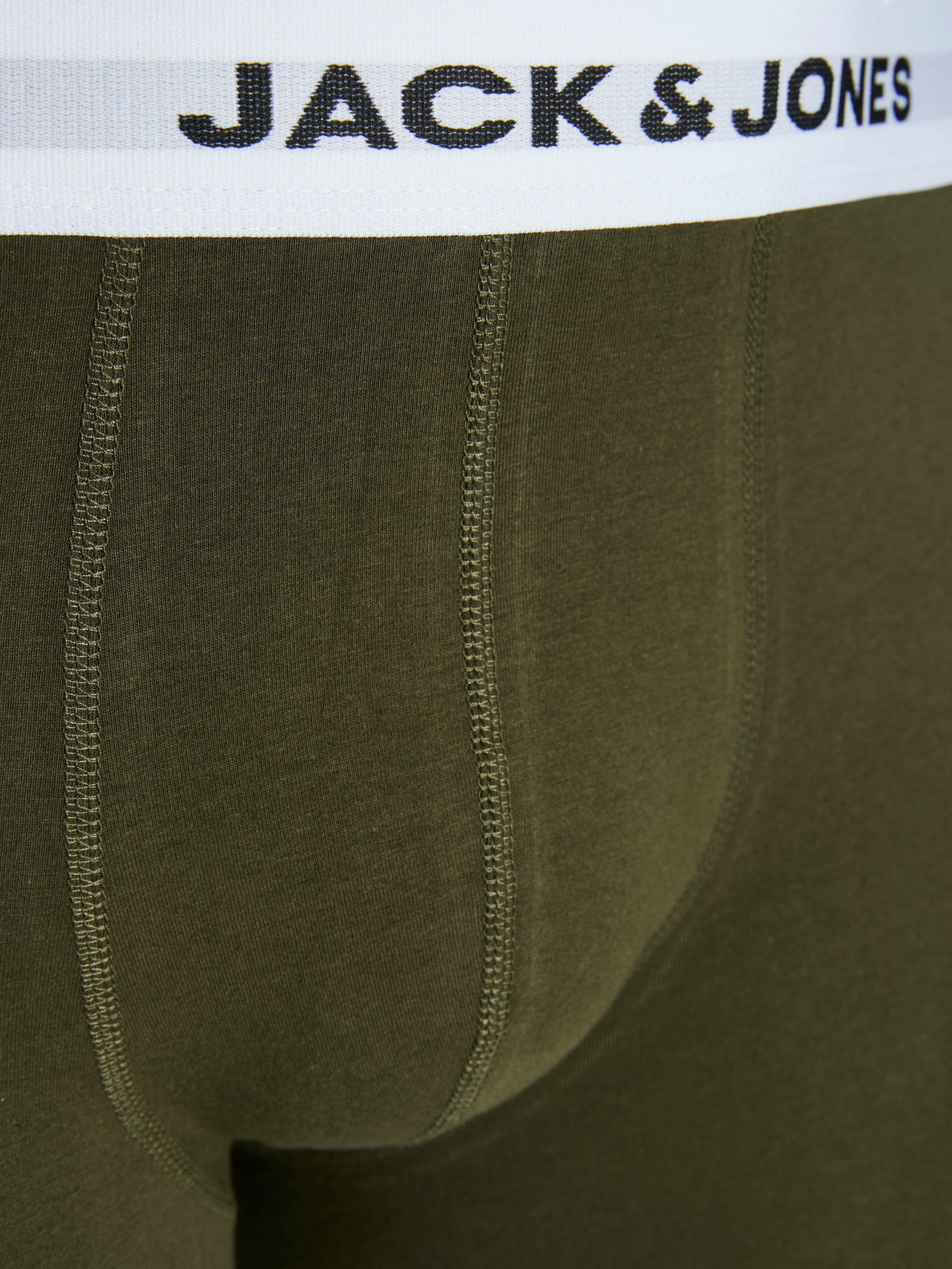 Jack & Jones PlusSize Boxershorts »JACBASIC WHITE WB TRUNKS 5 PACK NOOS PLS«, (Packung, 5 St.), mit Logo Schriftzug