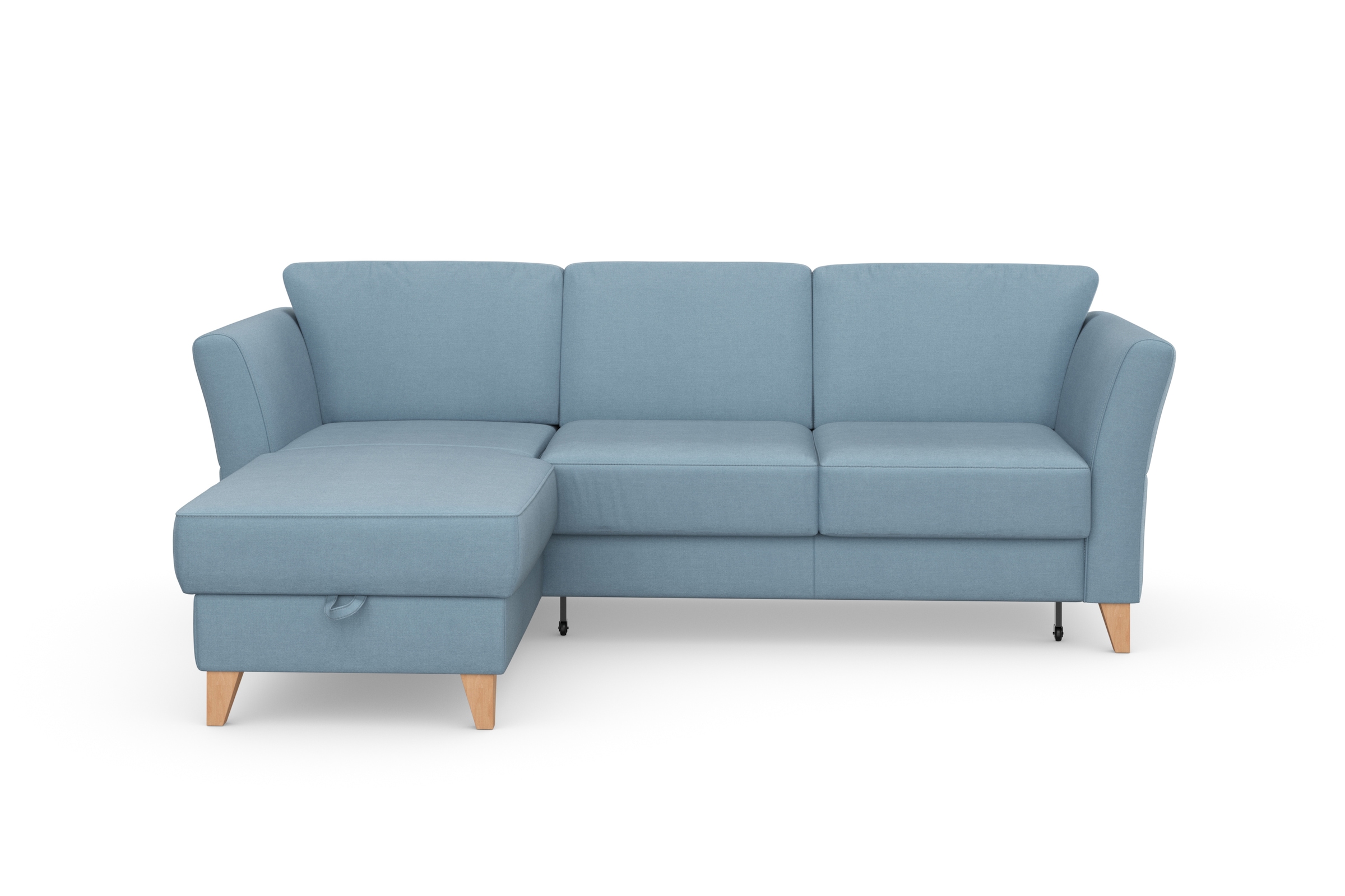 sit&more Ecksofa "Visby L-Form", Wahlweise mit Bettfunktion und Bettkasten, günstig online kaufen