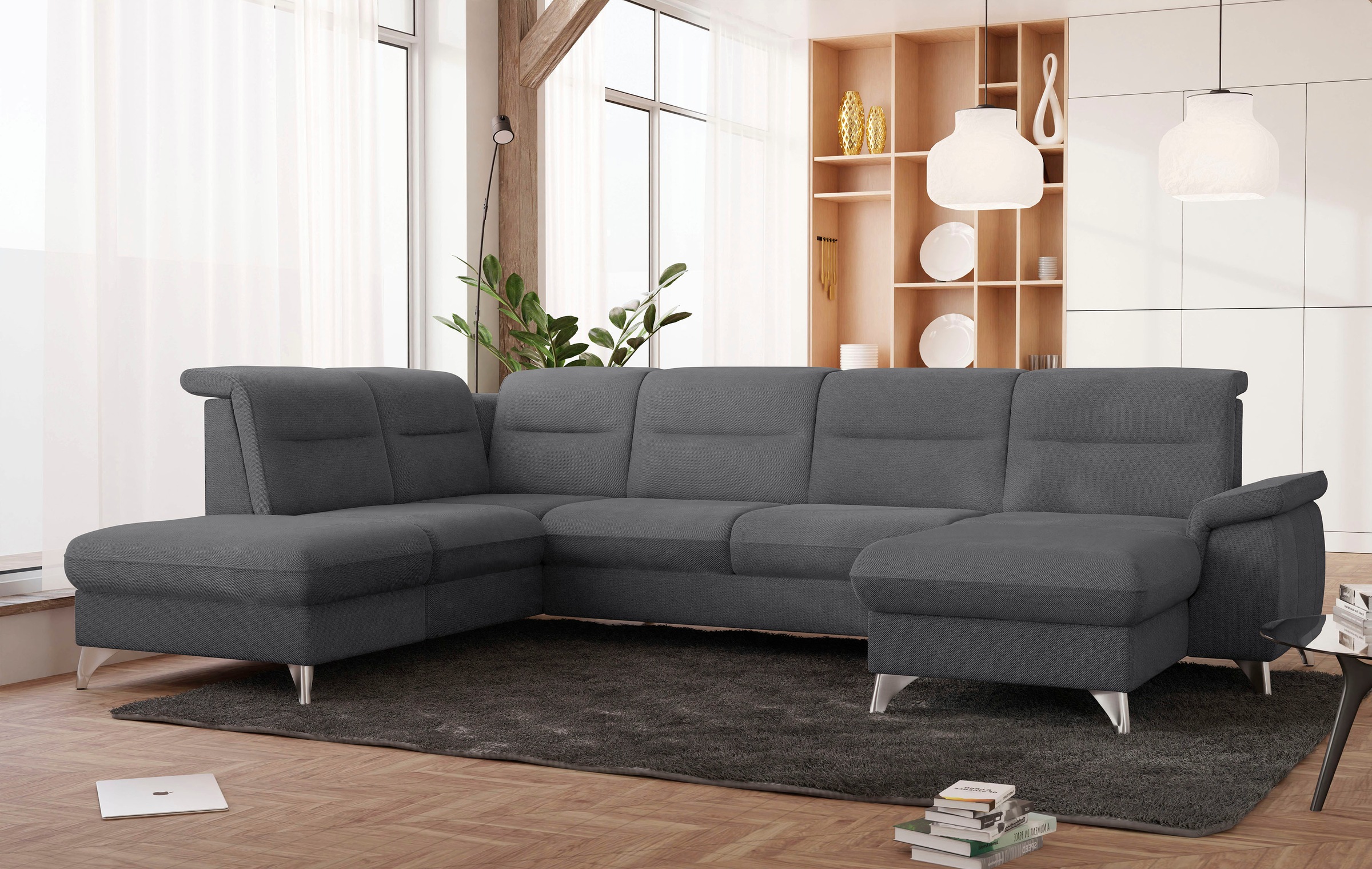 sit&more Wohnlandschaft "Astoria U-Form" wahlweise mit motorischer Relaxfun günstig online kaufen