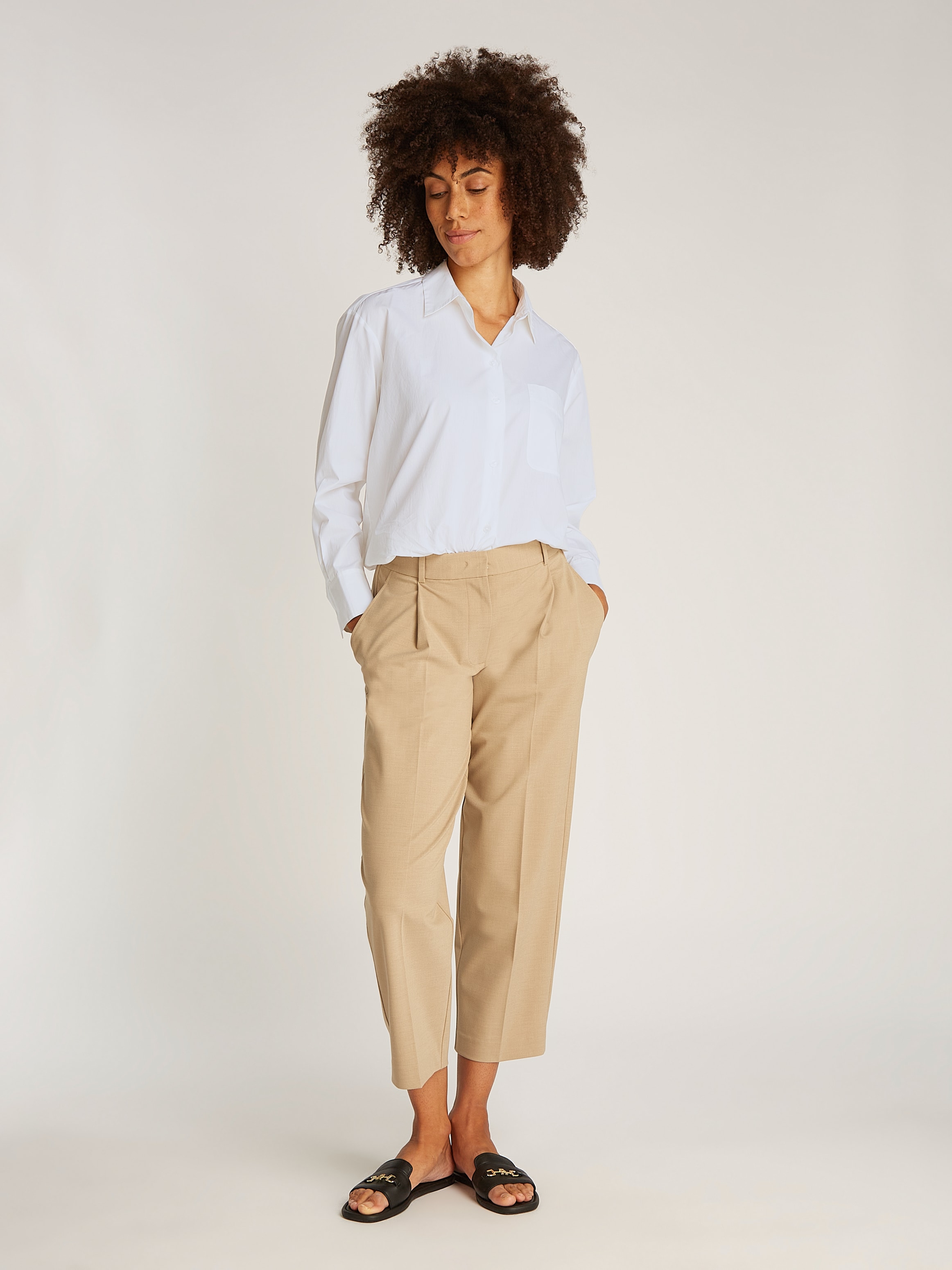 Tommy Hilfiger Hemdbluse »ESS POPLIN EASY FIT SHIRT«