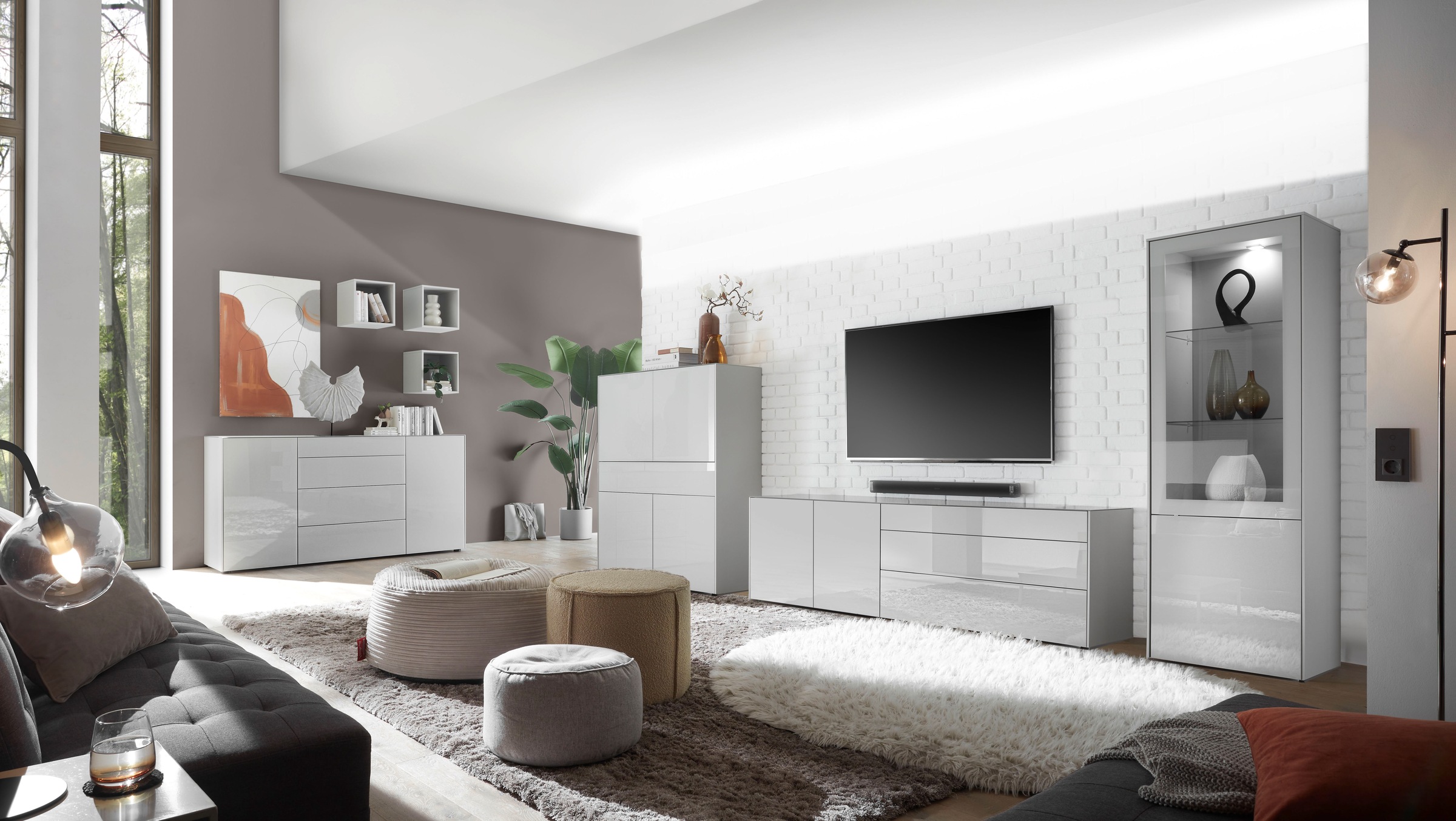 Mäusbacher Highboard "Imola TOPSELLER", Mäusbacher Highboard, Breite 121 cm günstig online kaufen